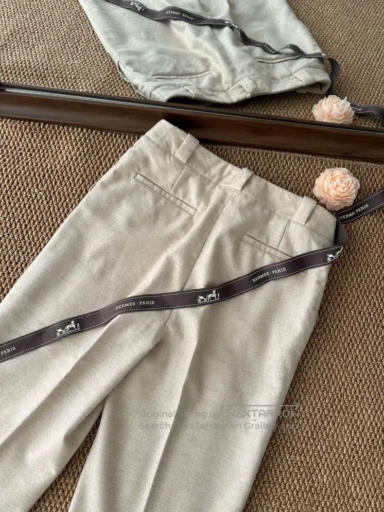Loro Piana Loro Piana Cashmere straight-leg casual dress pants - apri Size 28" / US 6 / IT 42 - 6 Thumbnail