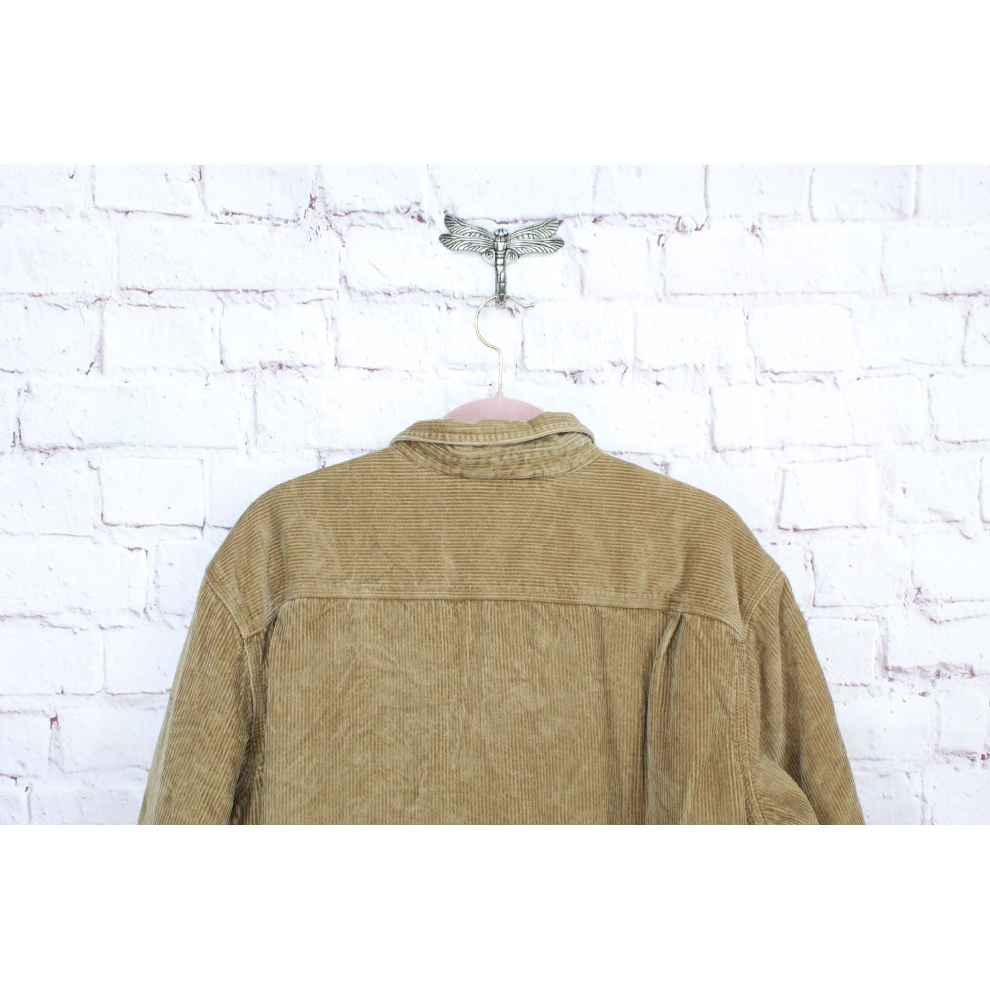 L.L. Bean LL Bean Mens Heritage Fleece Lined Shirt Jac Corduroy Size US XL / EU 56 / 4 - 9 Thumbnail