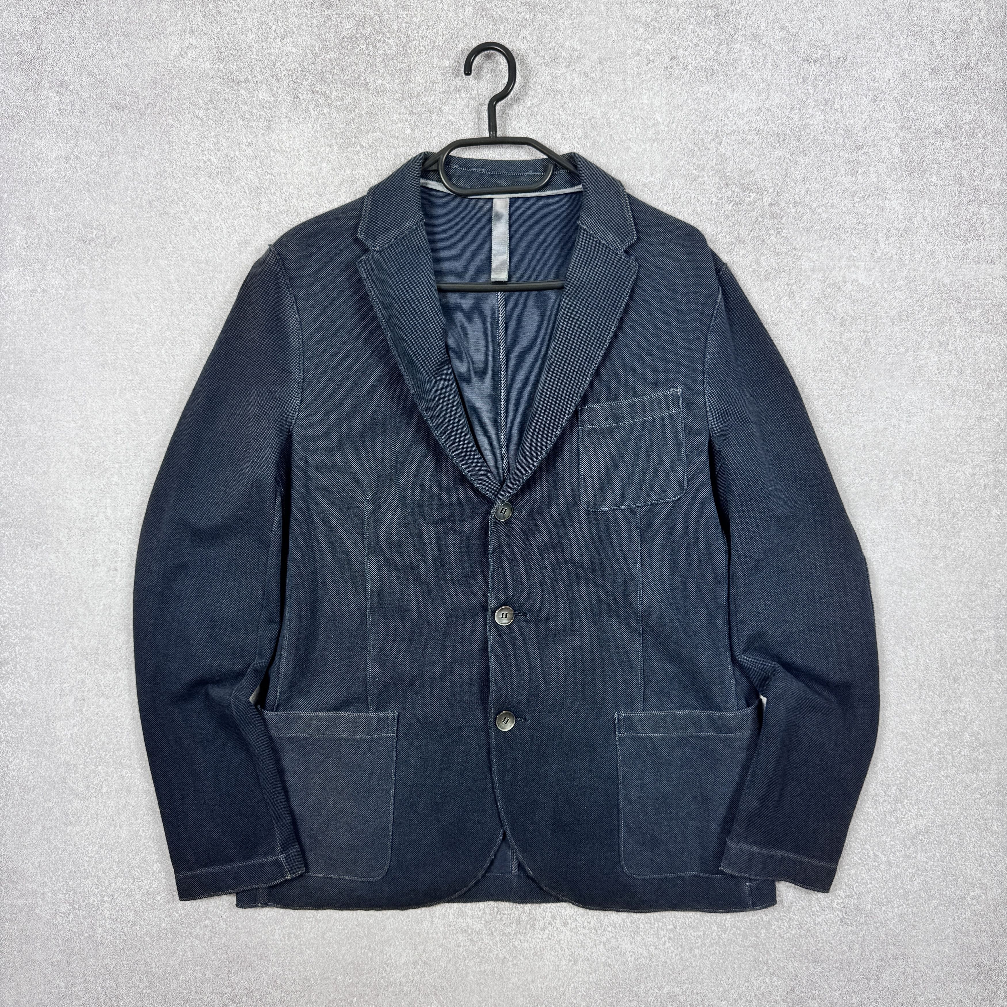 Harris Wharf London Men`s Harris Wharf London Cotton Sport Coat Blazer Size 48 Size 48R - 2 Thumbnail