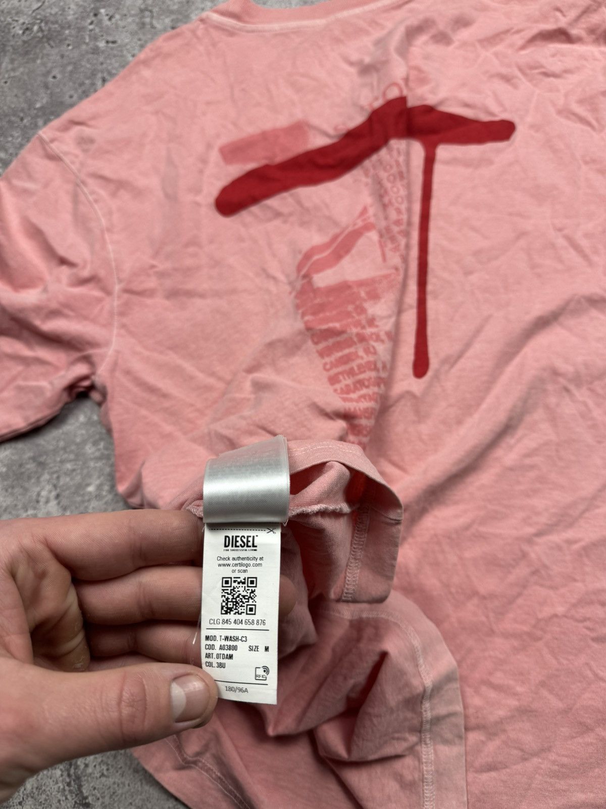 Diesel Vintage Diesel Y2K Pint Japanesse Garment Boxy Tour Shirt🌸 Size US M / EU 48-50 / 2 - 9 Thumbnail