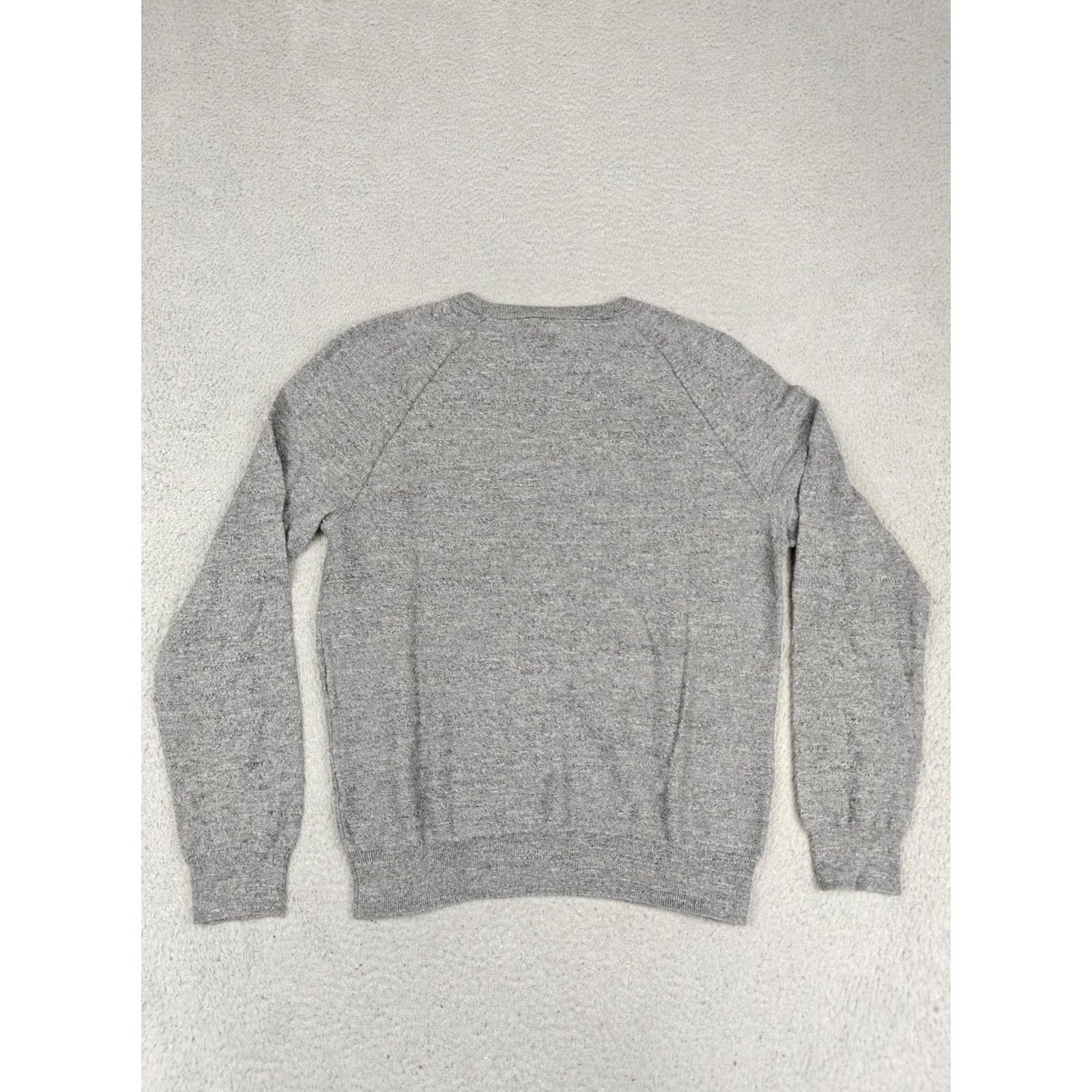 J.Crew J.CREW Sweater Mens Medium Gray Slim Fit Knit Crewneck Pullover Long Sleeve Size US M / EU 48-50 / 2 - 3 Thumbnail