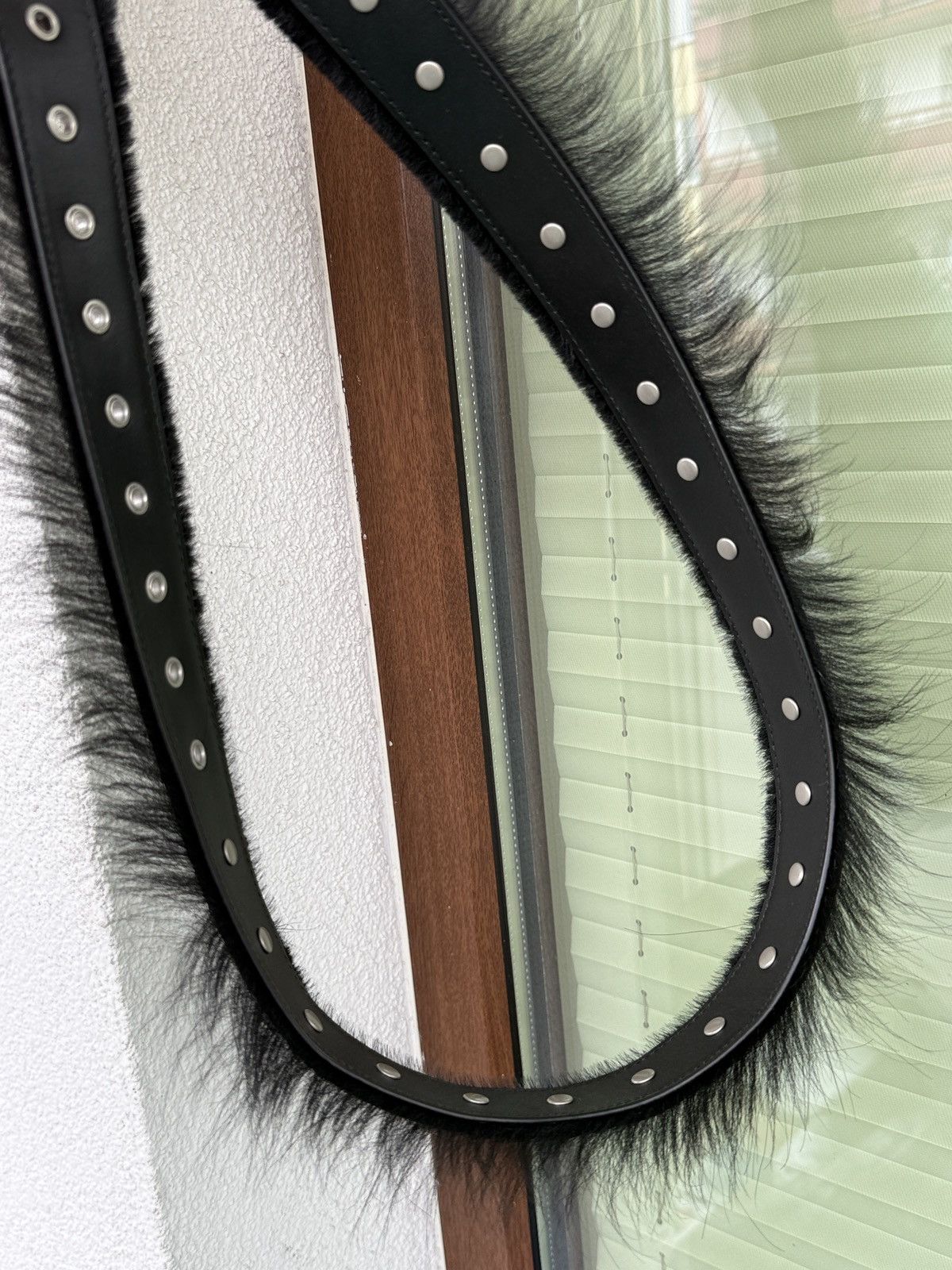 Dries Van Noten Dries Van Noten Fur Studded Accents Belt Size ONE SIZE - 5 Thumbnail