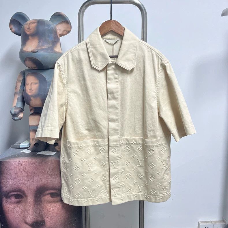 Louis Vuitton Louis Vuitton Lumberjack Embossed Short Sleeve jacket 2504- Size US M / EU 48-50 / 2 - 1 Thumbnail