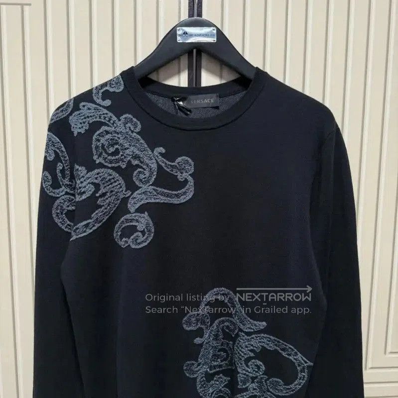 Versace Versace Black Wool Blend Pullover Sweater . Size US M / EU 48-50 / 2 - 4 Thumbnail