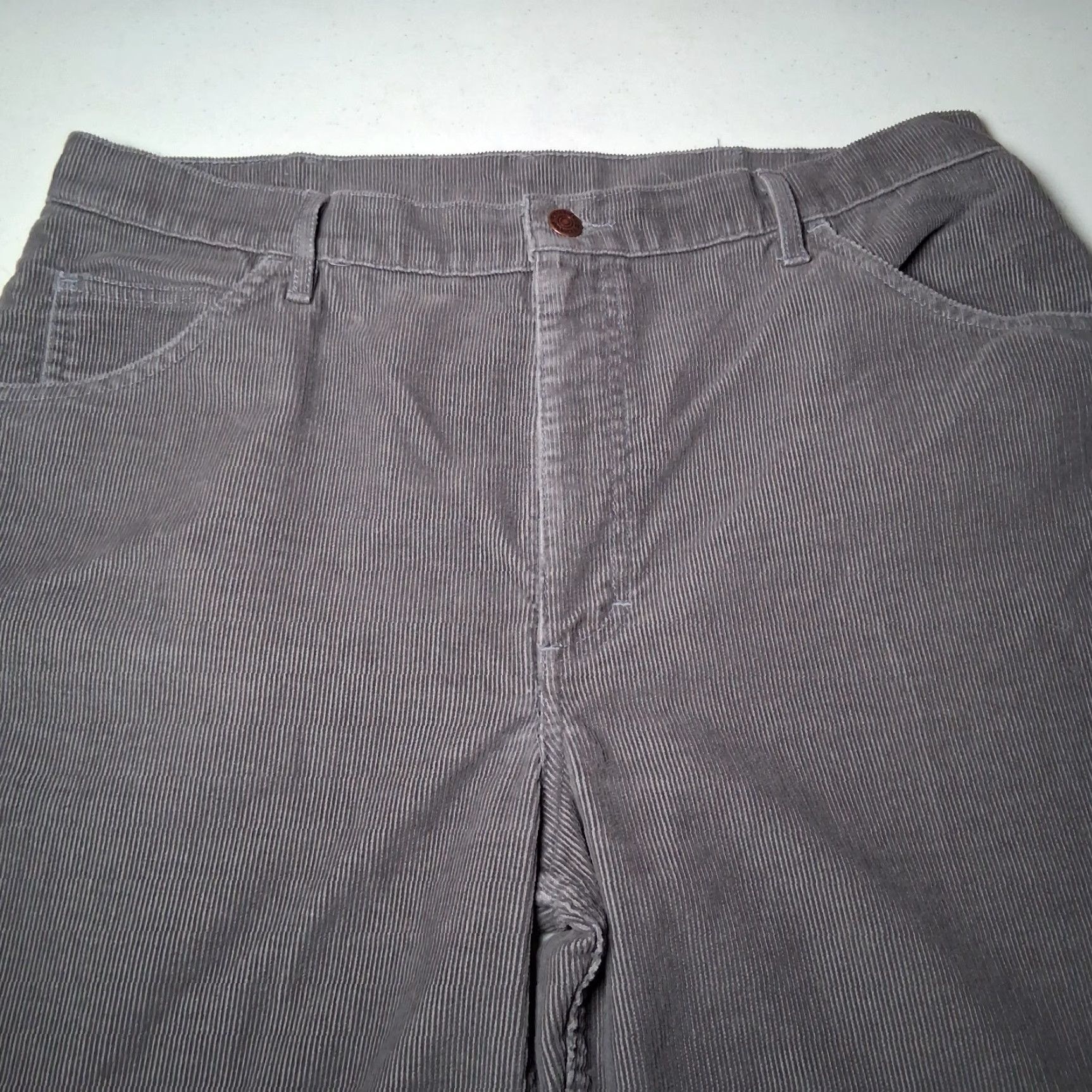 Vintage VINTAGE Roebucks Corduroys Pants Men 36x29.5 Gray Corduroys Classic 5-Pocket Roebuck & Co. Mens Regular Straight Read Size US 36 / EU 52 - 7 Thumbnail