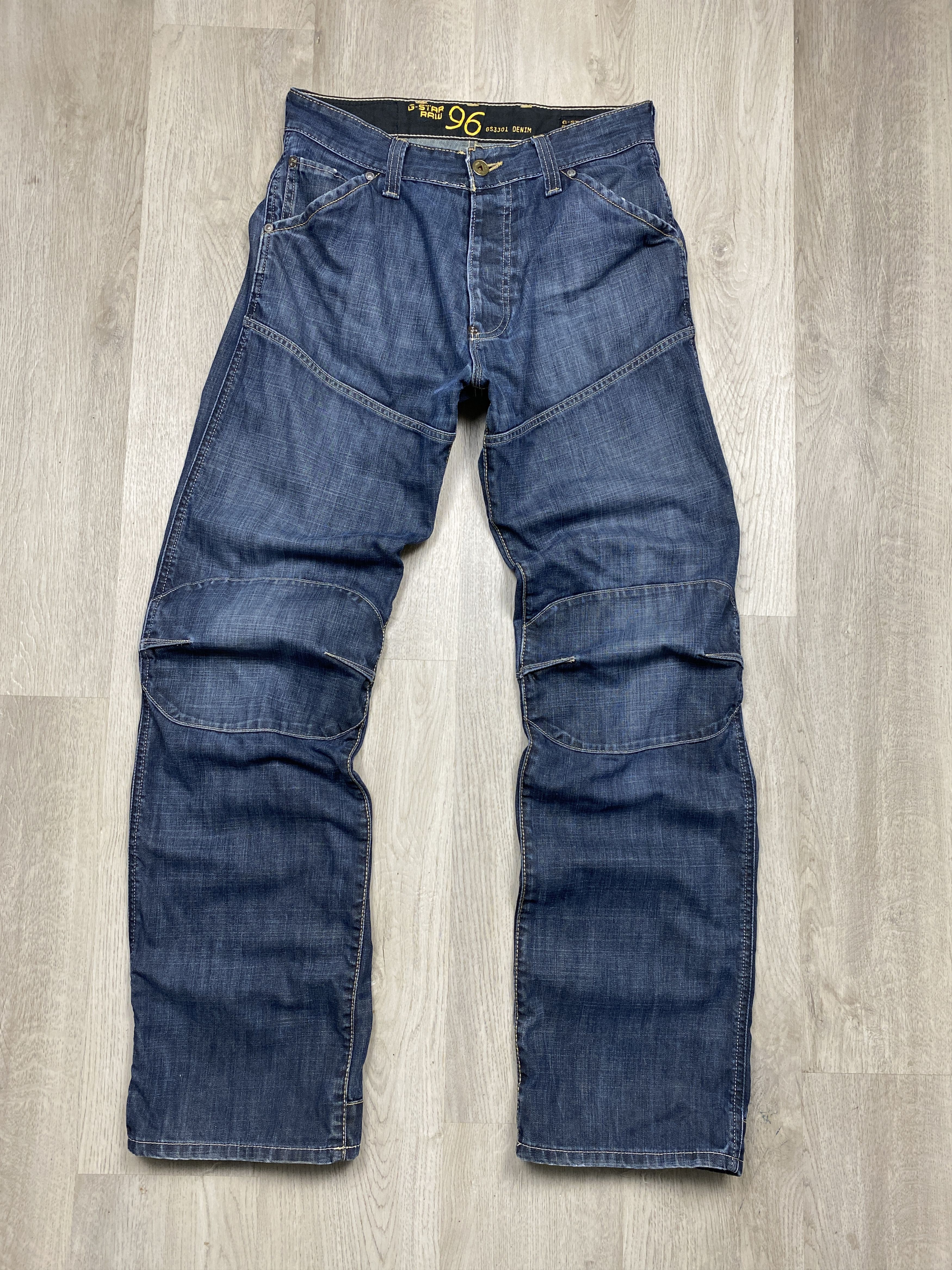 G-Star G Star Raw Vintage Mens Denim Pants Double Knee Jeans Size US 33 - 1 Thumbnail