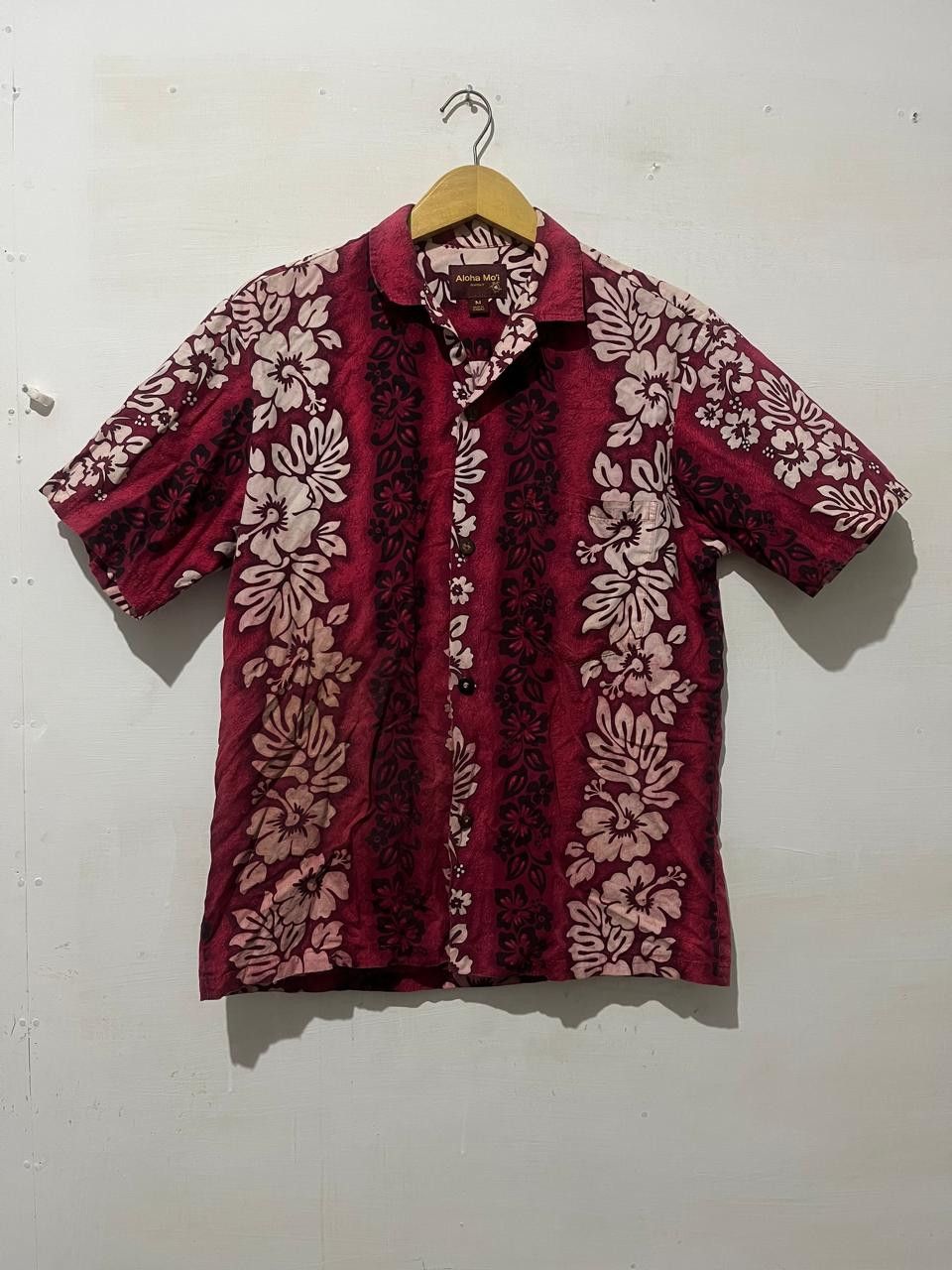 Japanese Brand Vintage Aloha mo'ii Red Shirt Size US M / EU 48-50 / 2 - 1 Thumbnail