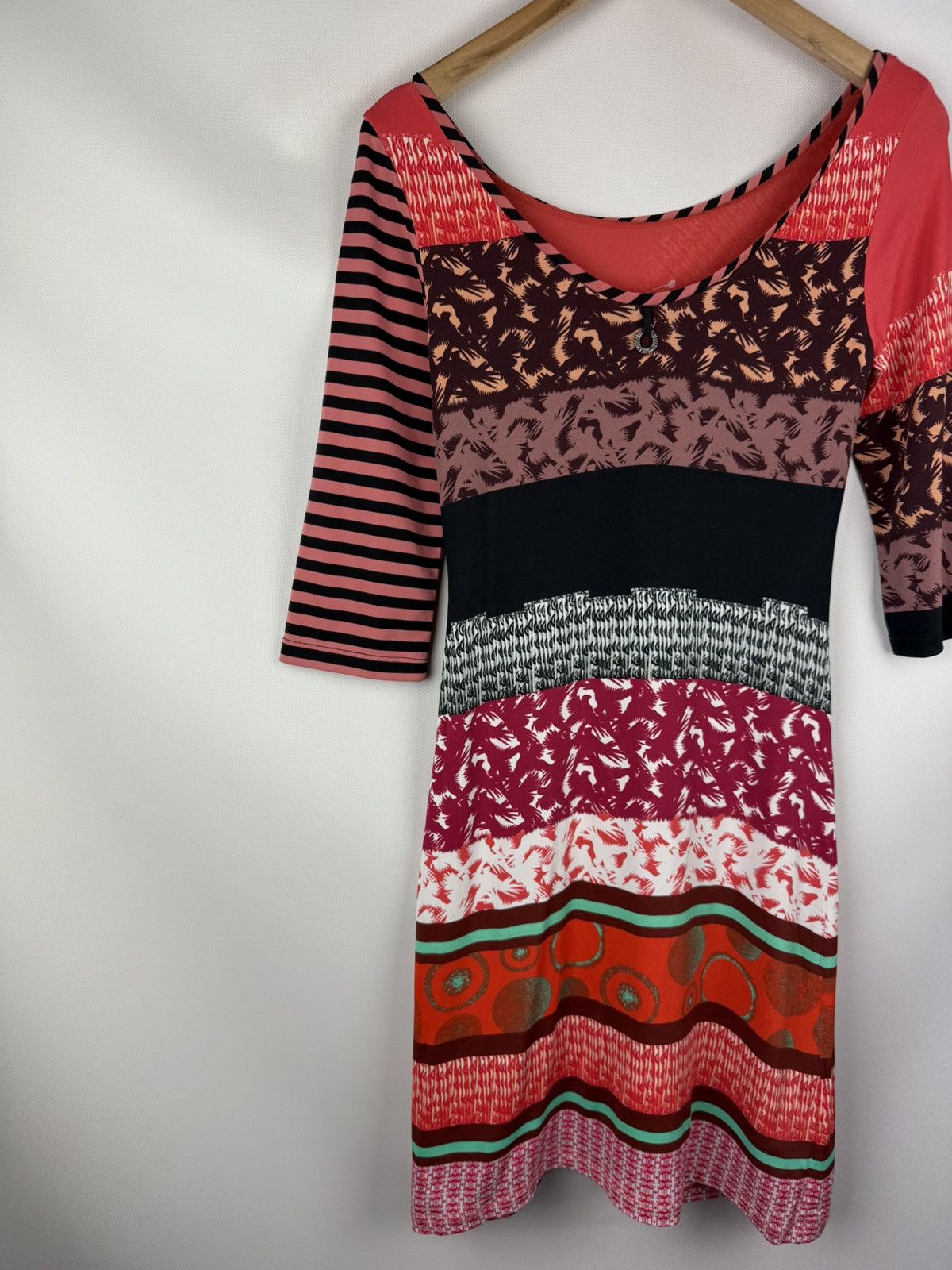 Designer Save The Queen Ladies Y2K Patterned Dress Size S Size S / US 4 / IT 40 - 16 Thumbnail