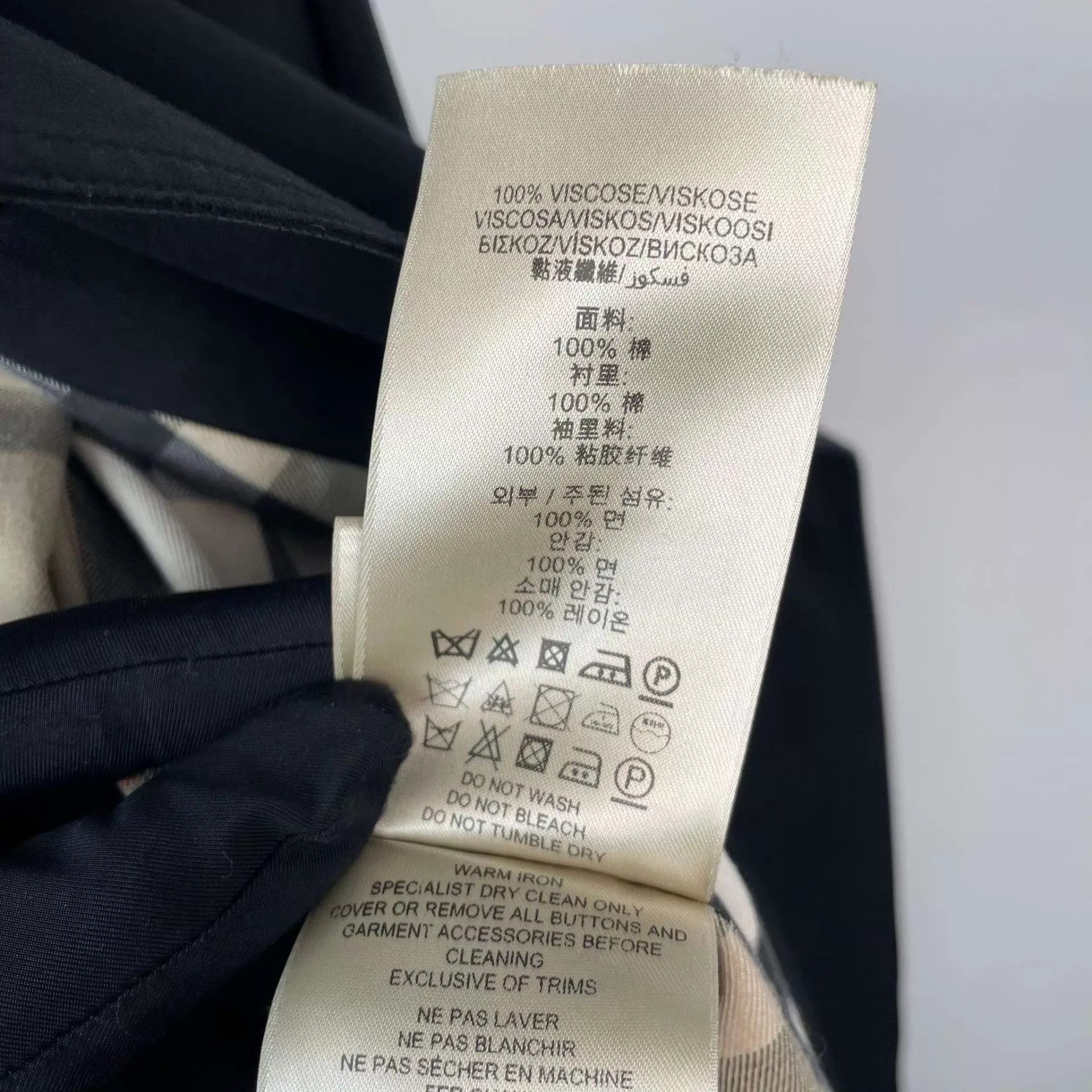Burberry Burberry cotton trench coat 38 black Size XS / US 0-2 / IT 36-38 - 8 Thumbnail