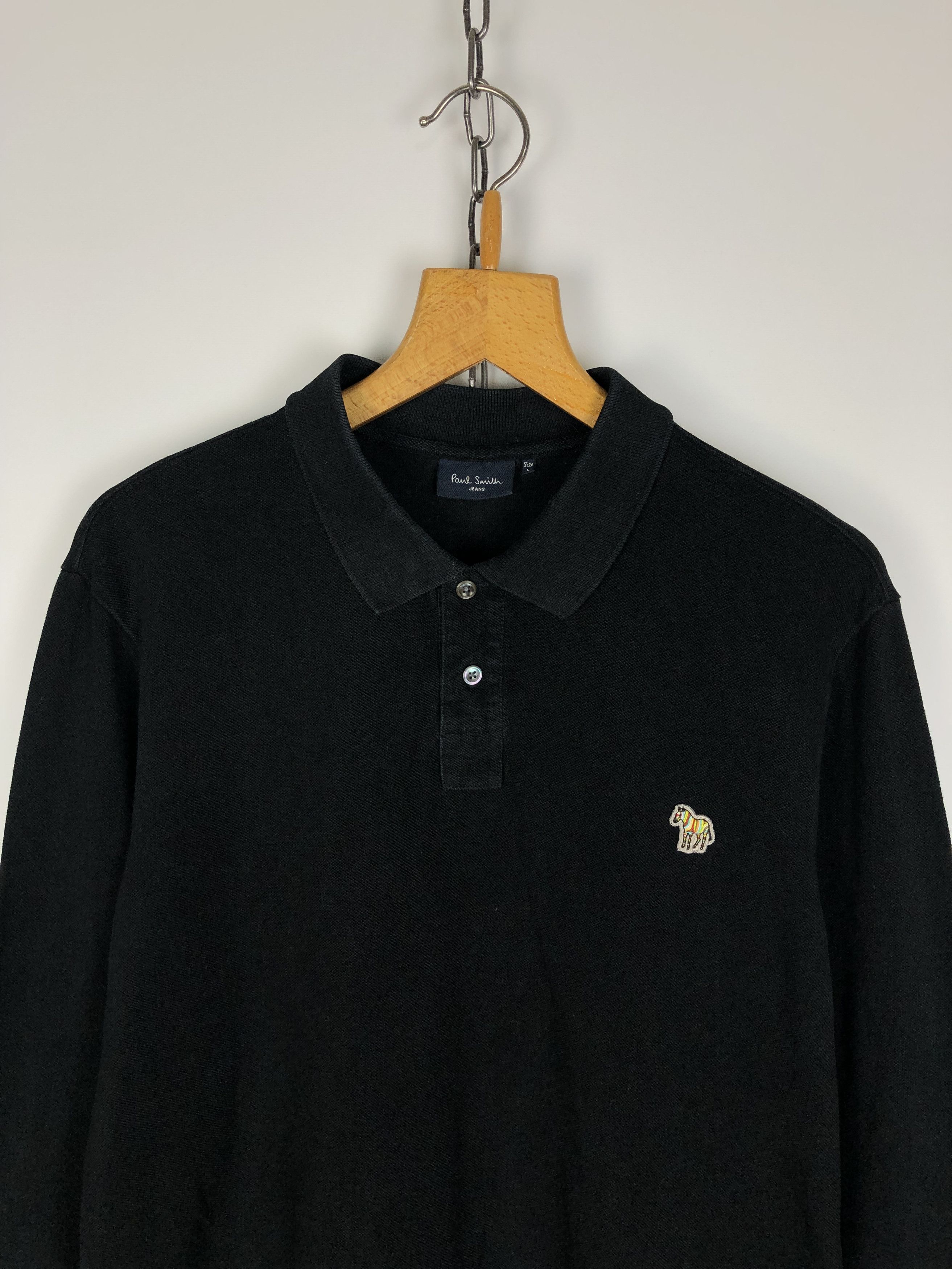 Paul Smith Paul Smith Jeans Longsleeve Small Logo Pullover Black size L Size US L / EU 52-54 / 3 - 2 Thumbnail