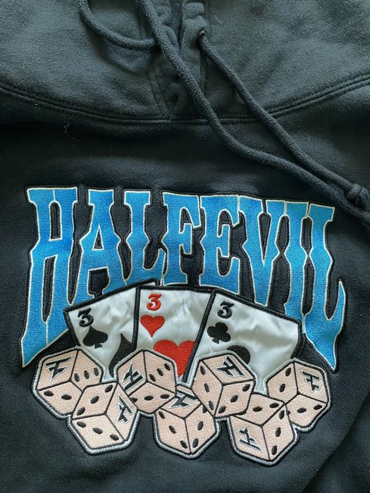 Half Evil 333 Half Evil® x Faze Clan® - Dice Hoodie (Black) | Grailed