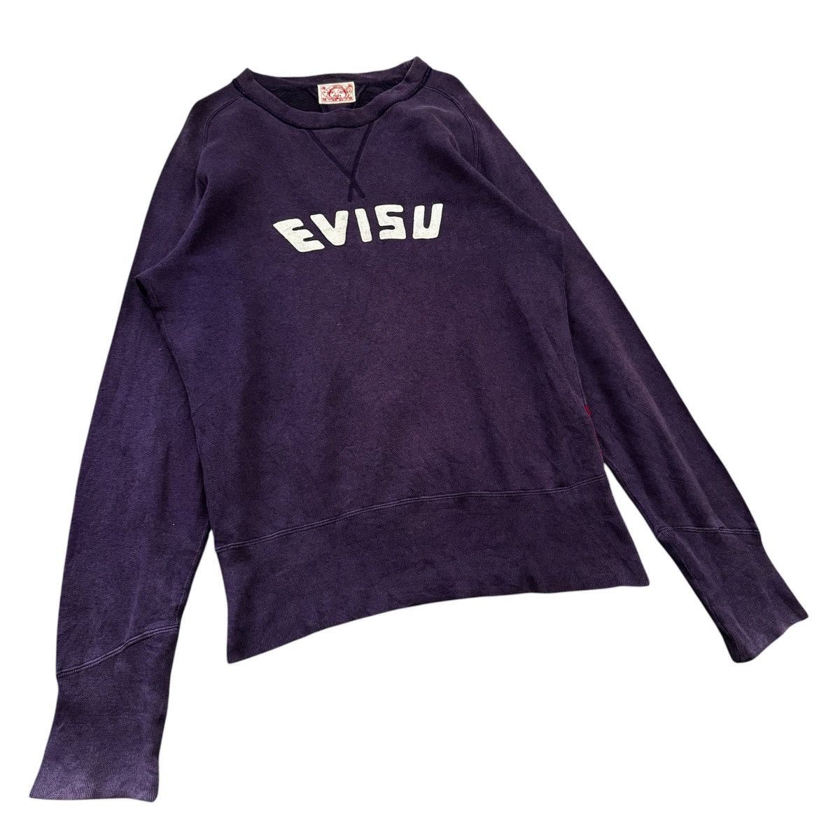 Evisu Vintage Evisu Osaka Sweatshirt Logo Spellout Linen Blend Size US M / EU 48-50 / 2 - 3 Thumbnail