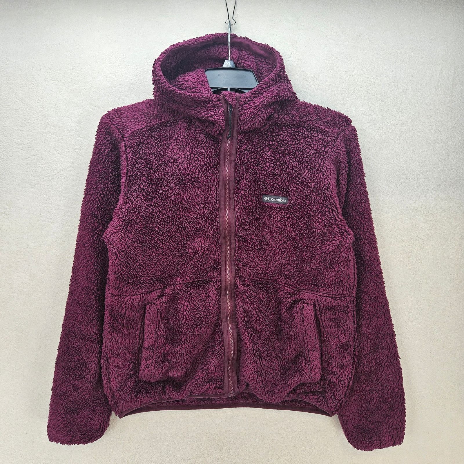 Columbia COLUMBIA WOMEN'S MEDIUM MAROON SHERPA FLEECE HOODED Size M / US 6-8 / IT 42-44 - 1 Thumbnail