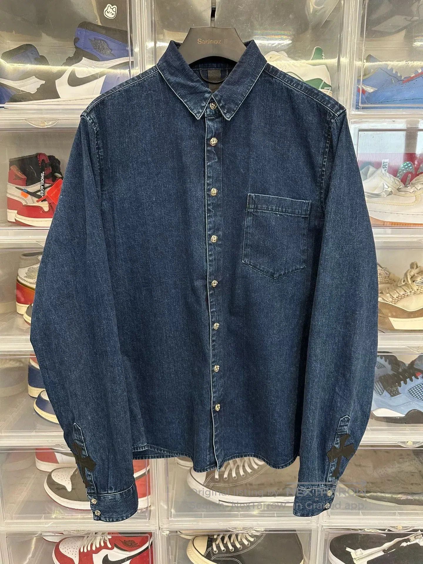 Chrome Hearts Chrome Hearts Cross Denim Shirt. Size US L / EU 52-54 / 3 - 1 Thumbnail
