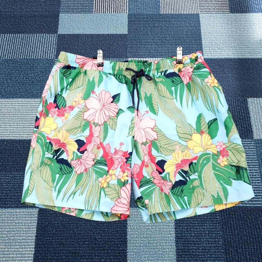 Club Room Club Room Swim Trunk Shorts Mens XL Floral Hibiscus Boardshort Tropical Beach Size US 36 / EU 52 - 1 Thumbnail
