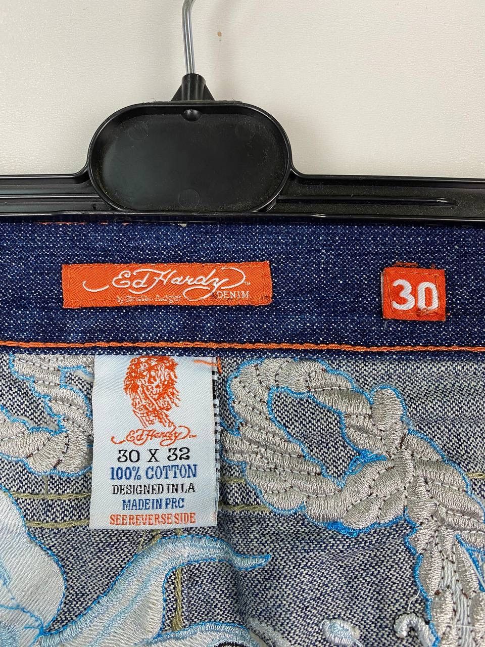 Ed Hardy Ed Hardy Japan embroidered geisha Tiger denim size 30 Size US 30 / EU 46 - 7 Thumbnail