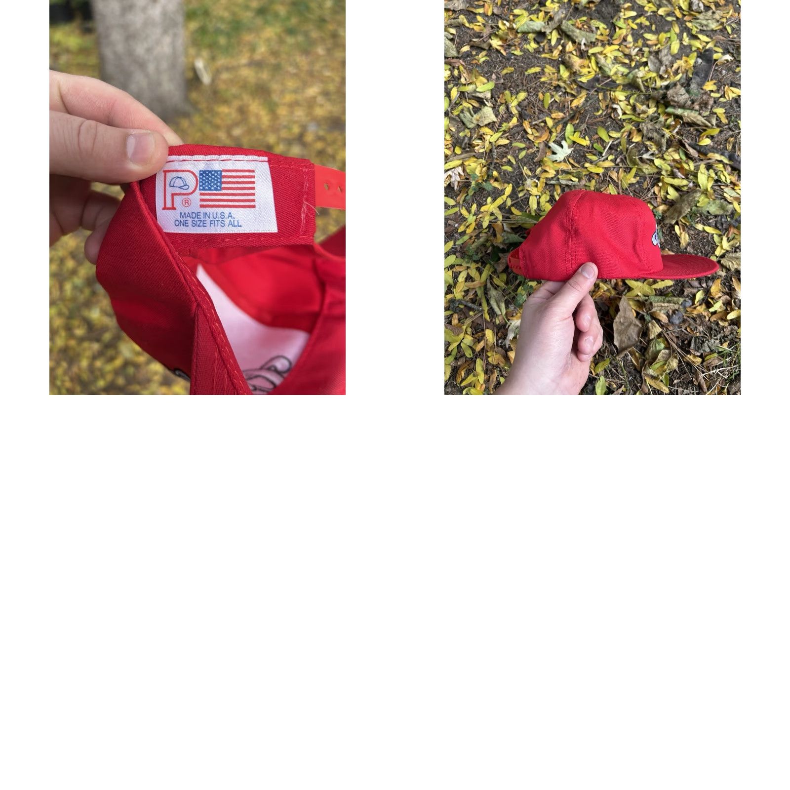 Vintage VINTAGE 90s Boston Snapback Hat Cap Cheers USA Made Red Men Adjustable Snapback Size ONE SIZE - 8 Thumbnail