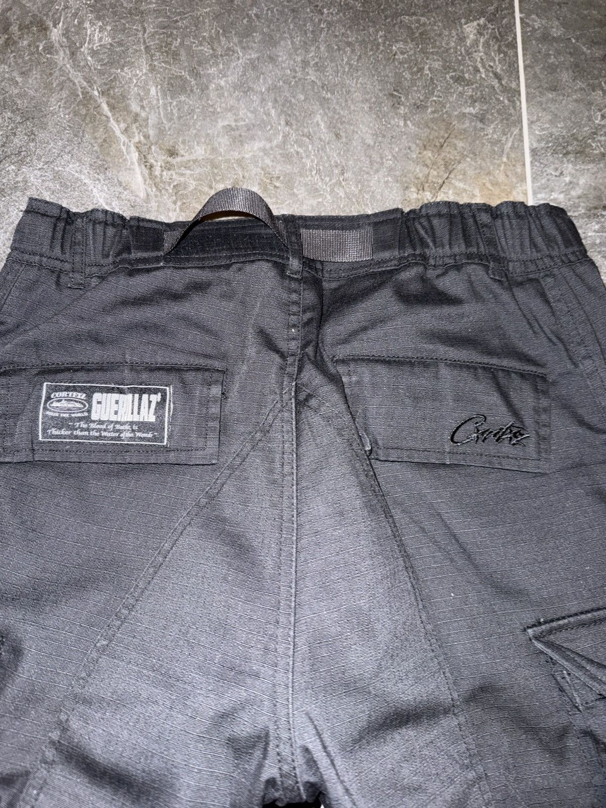 Corteiz Corteiz Cargo Hose – Schwarz – Größe S Size US 30 / EU 46 - 6 Thumbnail