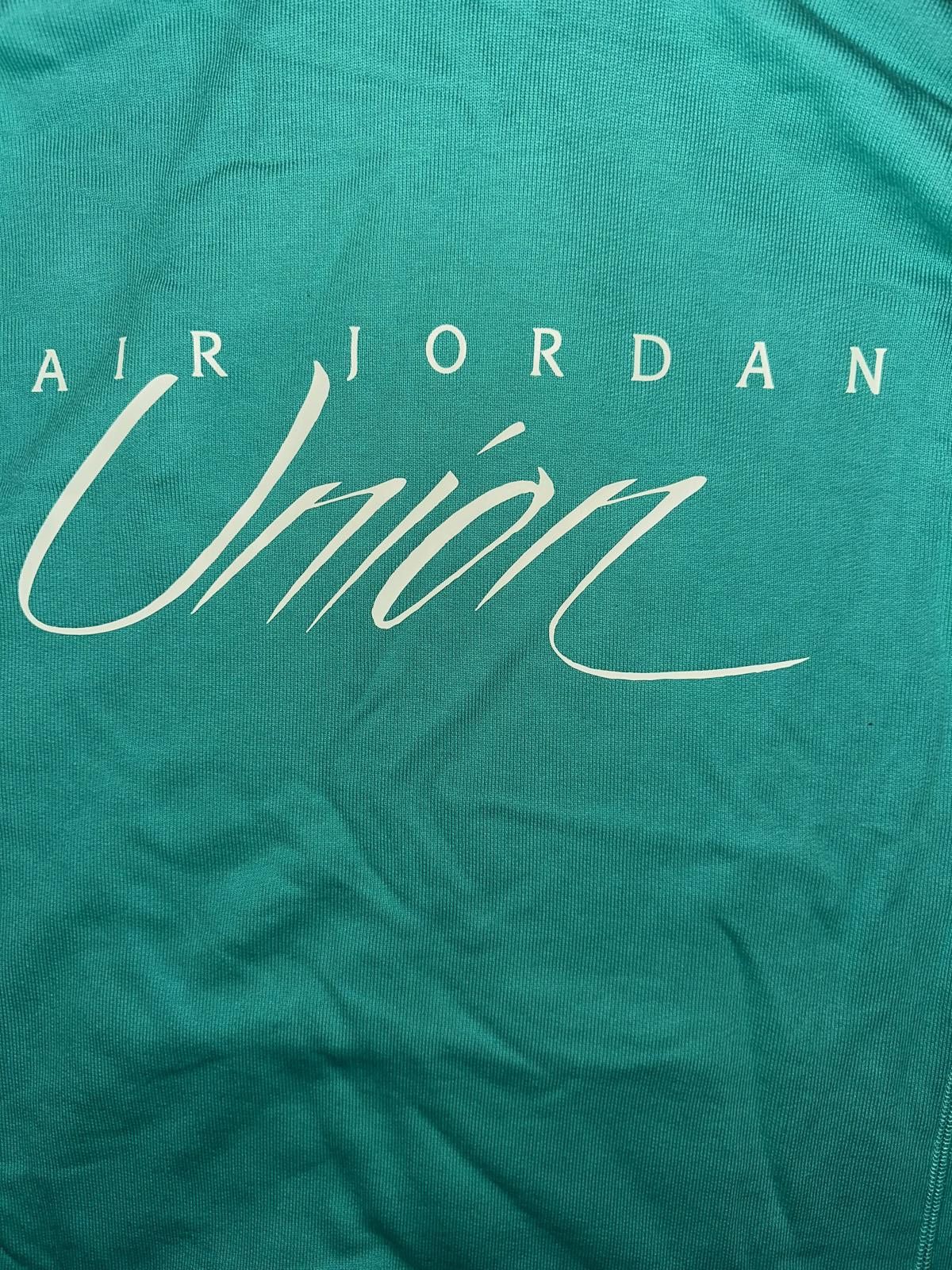 Designer Jordan Men’s x Union MJ Fleece Kinetic Green/White Hoodie Size US S / EU 44-46 / 1 - 8 Thumbnail