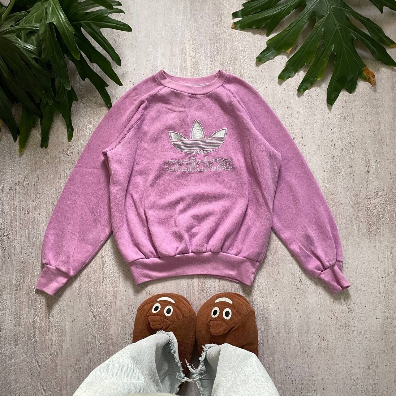 Adidas VINTAGE 80S ADIDAS CREWNECK EMBROIDERED LOGO Size M / US 6-8 / IT 42-44 - 1 Thumbnail