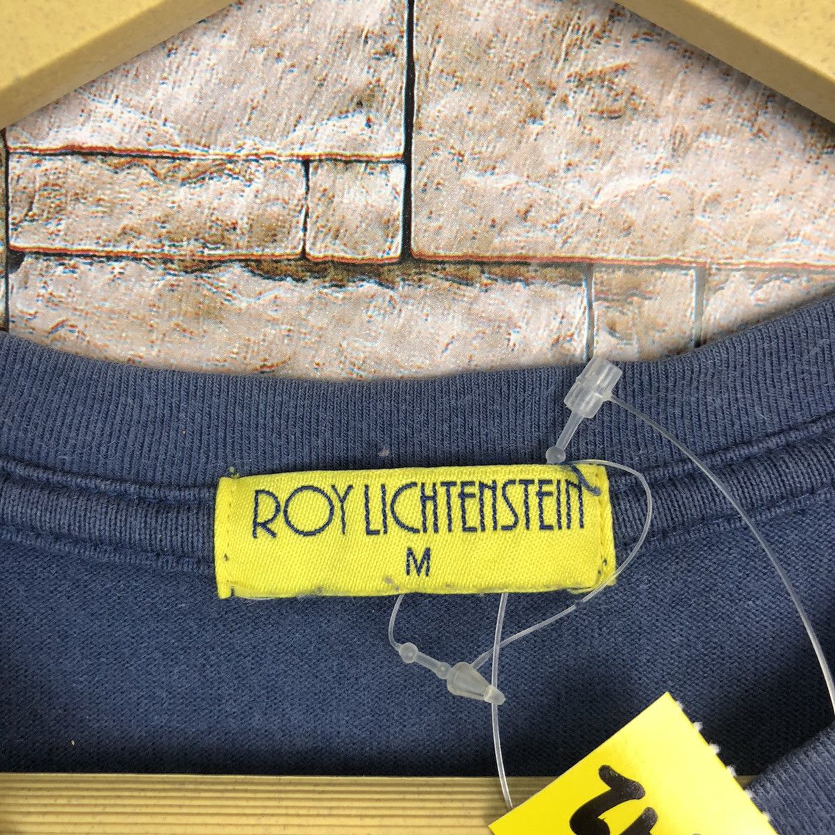 Japanese Brand × Vintage Ripped distressed Roy Lichtenstein Blue T-Shirt #A492 Size US M / EU 48-50 / 2 - 14 Thumbnail