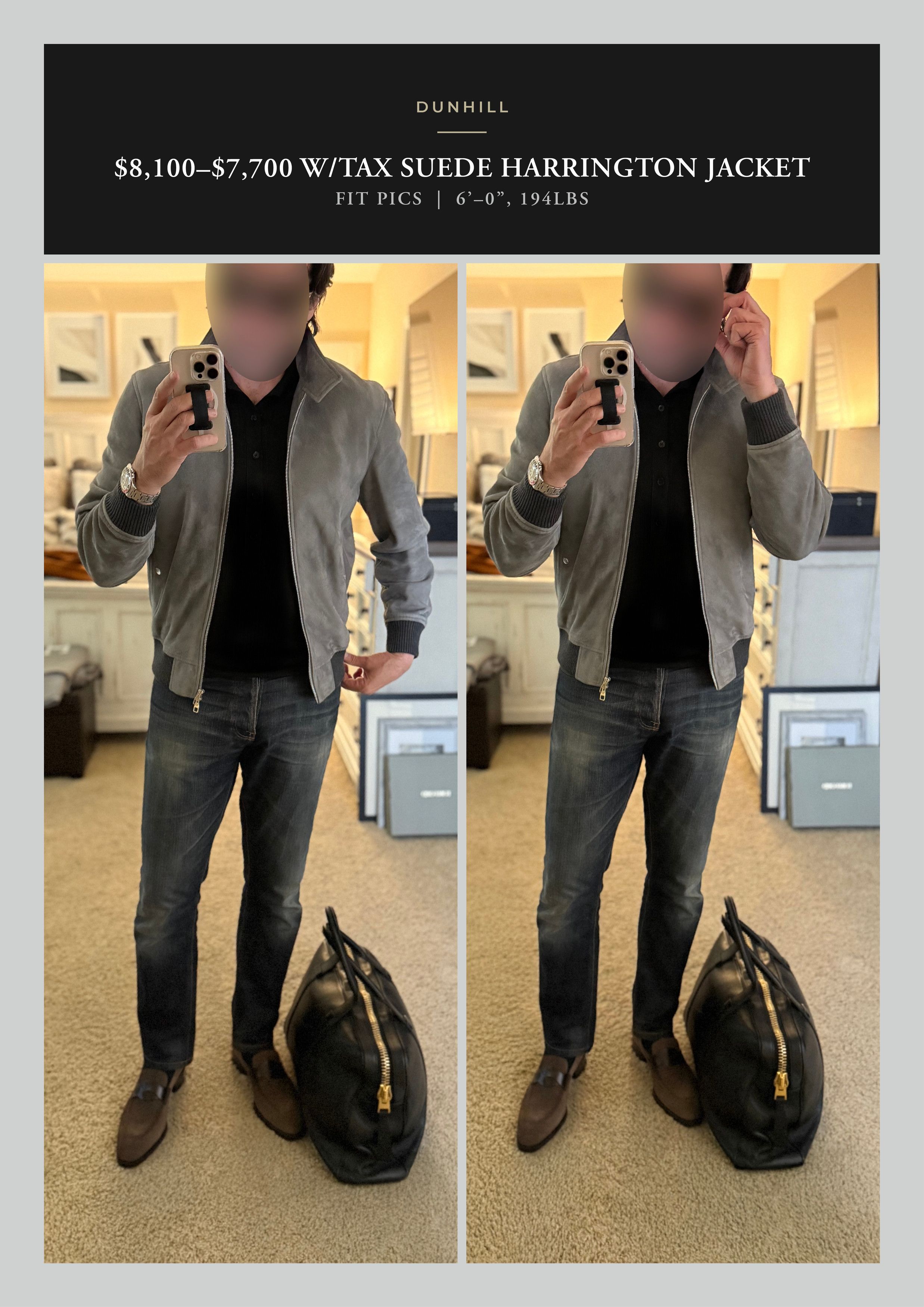 Alfred Dunhill Best Dressed Very Rare $7700 DUNHILL Soft Lamb Suede Jacket Size US M / EU 48-50 / 2 - 3 Thumbnail