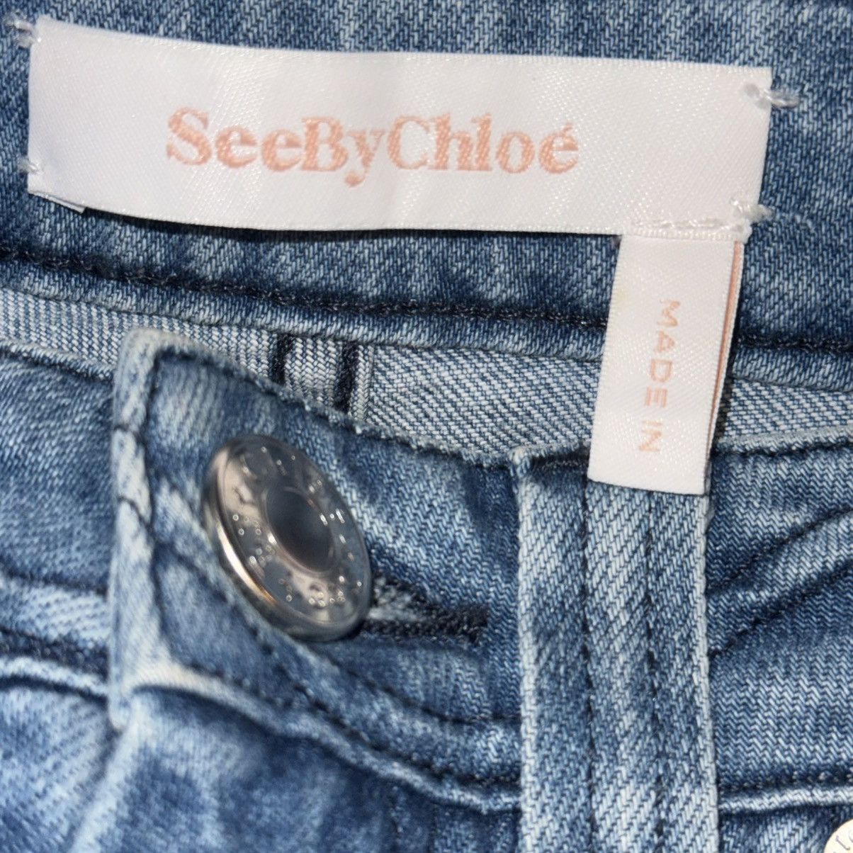 See by Chloe See by Chloe rope detail flare leg jeans Size 25" / US 0 / IT 36 - 6 Thumbnail