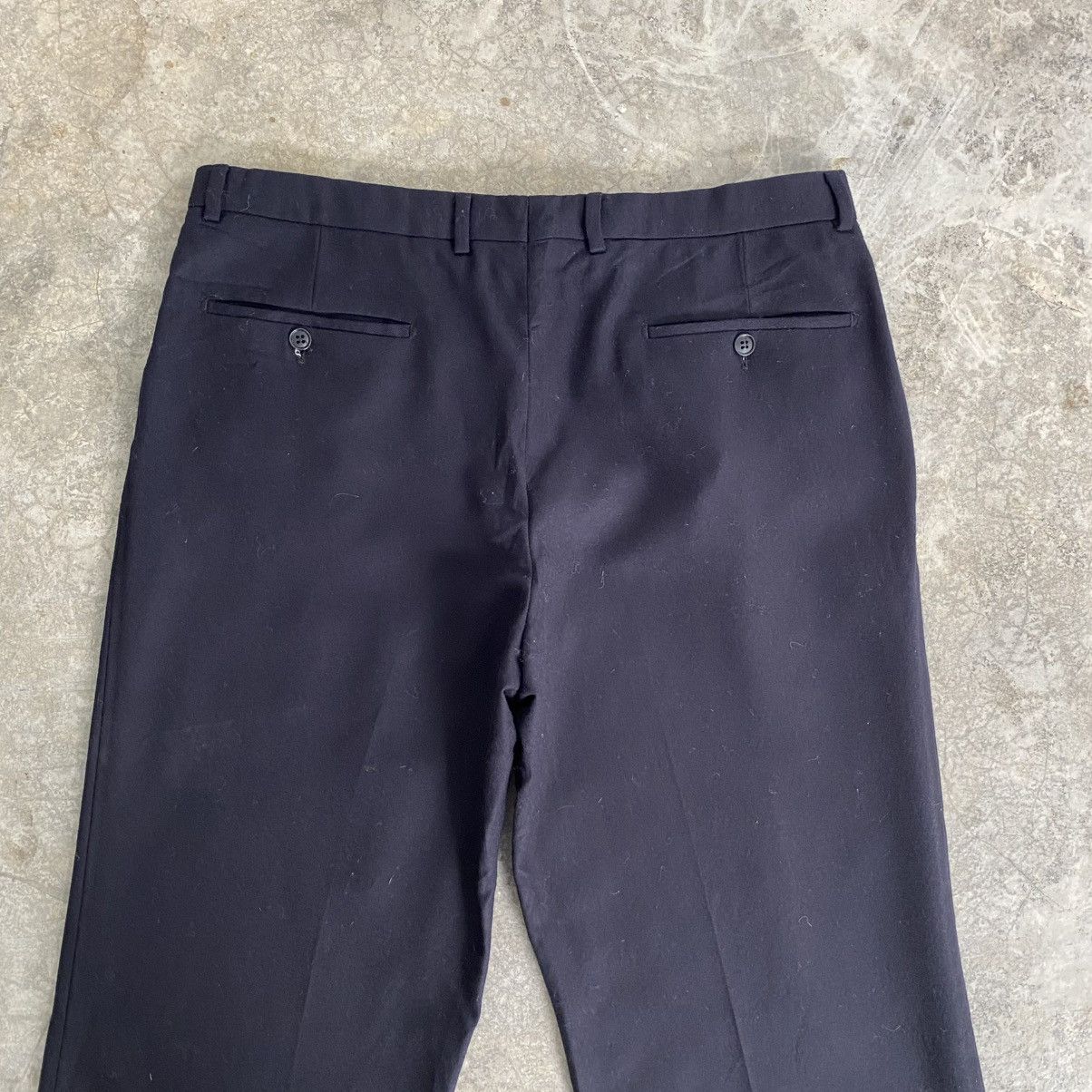 Ermenegildo Zegna 1990’s Ermenegildo Zegna Wool Cashmere Wide Leg Trouser Pant Size US 36 / EU 52 - 11 Thumbnail