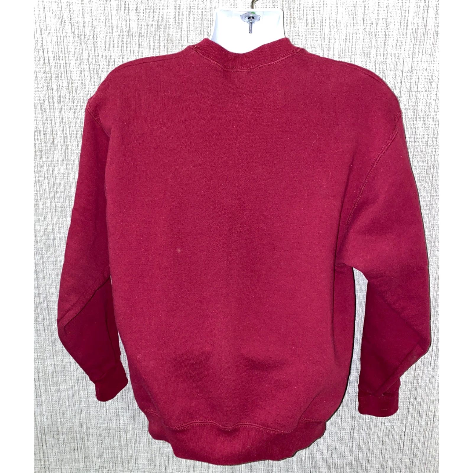 Fruit Of The Loom VINTAGE Fruit Of The Loom Sweatshirt Mens L Red Crewneck Fleece Lined Cotton/Polyester Utah Fire Sweater Size US L / EU 52-54 / 3 - 5 Thumbnail