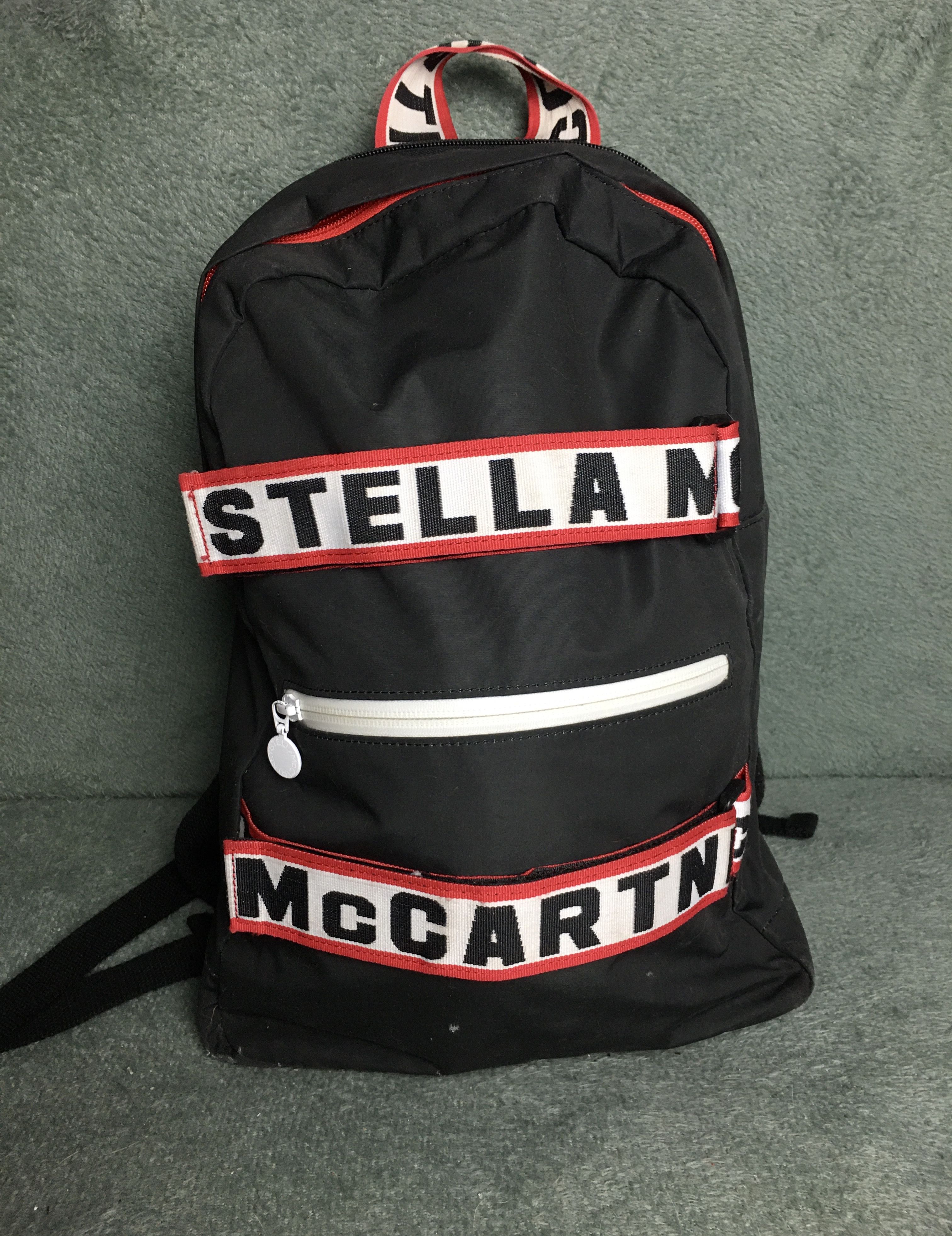 Stella McCartney Stella McCartney Logo Black Unisex Backpack Size ONE SIZE - 2 Thumbnail