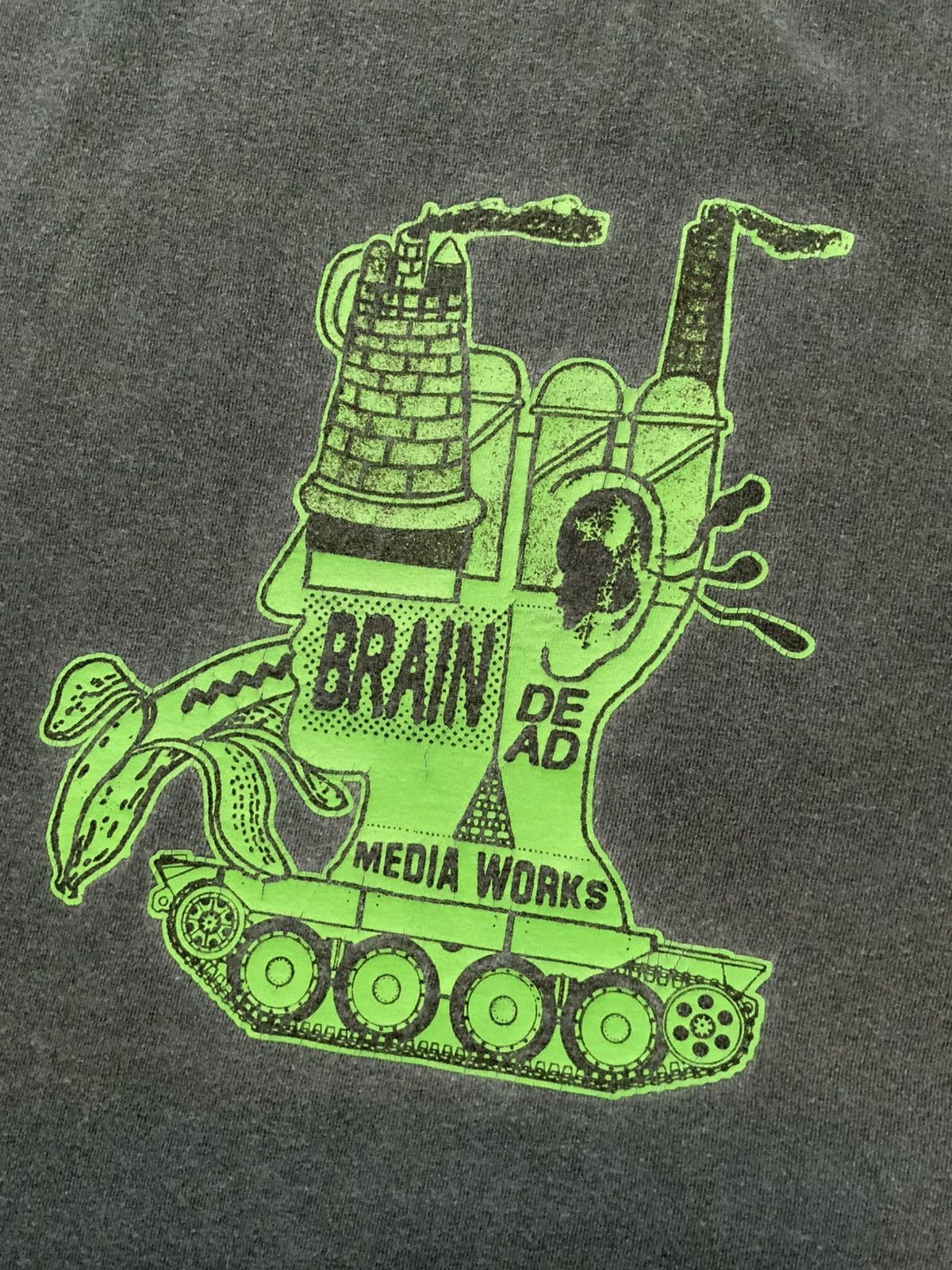 Brain Dead Brain Dead Media Works Psycho Underground S/S Crew T-Shirt Size US M / EU 48-50 / 2 - 6 Thumbnail