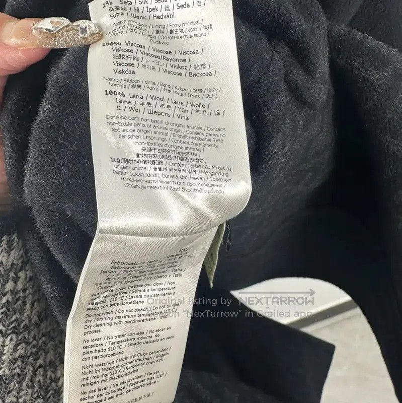 Fendi Fendi Black Wool Long Coat for Women . Size M / US 6-8 / IT 42-44 - 5 Thumbnail