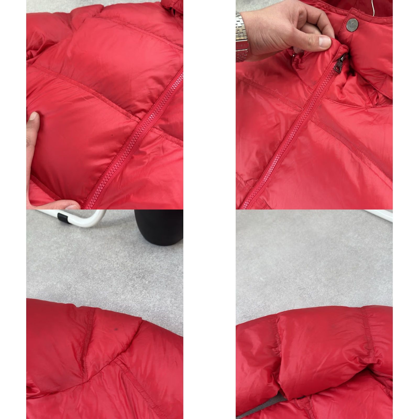 Emporio Armani VINTAGE Emporio Armani Jacket S Men Duck Puffer Down Red Nylon 90s City Designer Casual Streetwear Puffer Full Zip Pockets Limited Edition Size US S / EU 44-46 / 1 - 8 Thumbnail