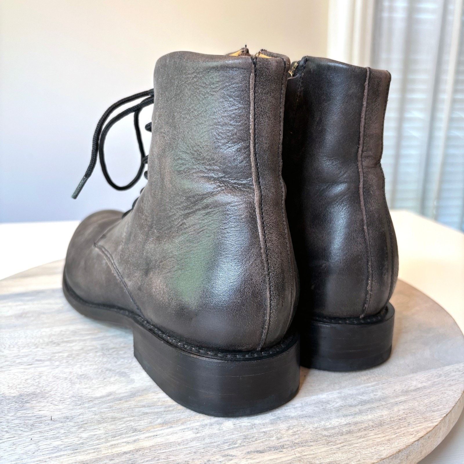 FREEBIRD Freebird Paxton Lace Up Ankle Boots Gray Leather Men’s 11 Size US 11 / EU 44 - 5 Thumbnail