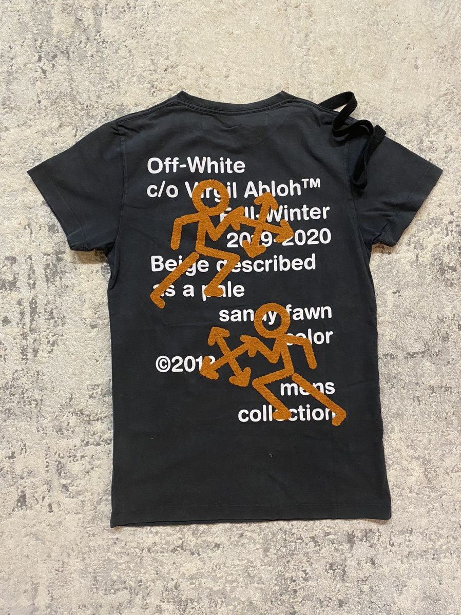 Off-White Off-White 2019 Pictogram Stickman Tee Size US S / EU 44-46 / 1 - 5 Thumbnail