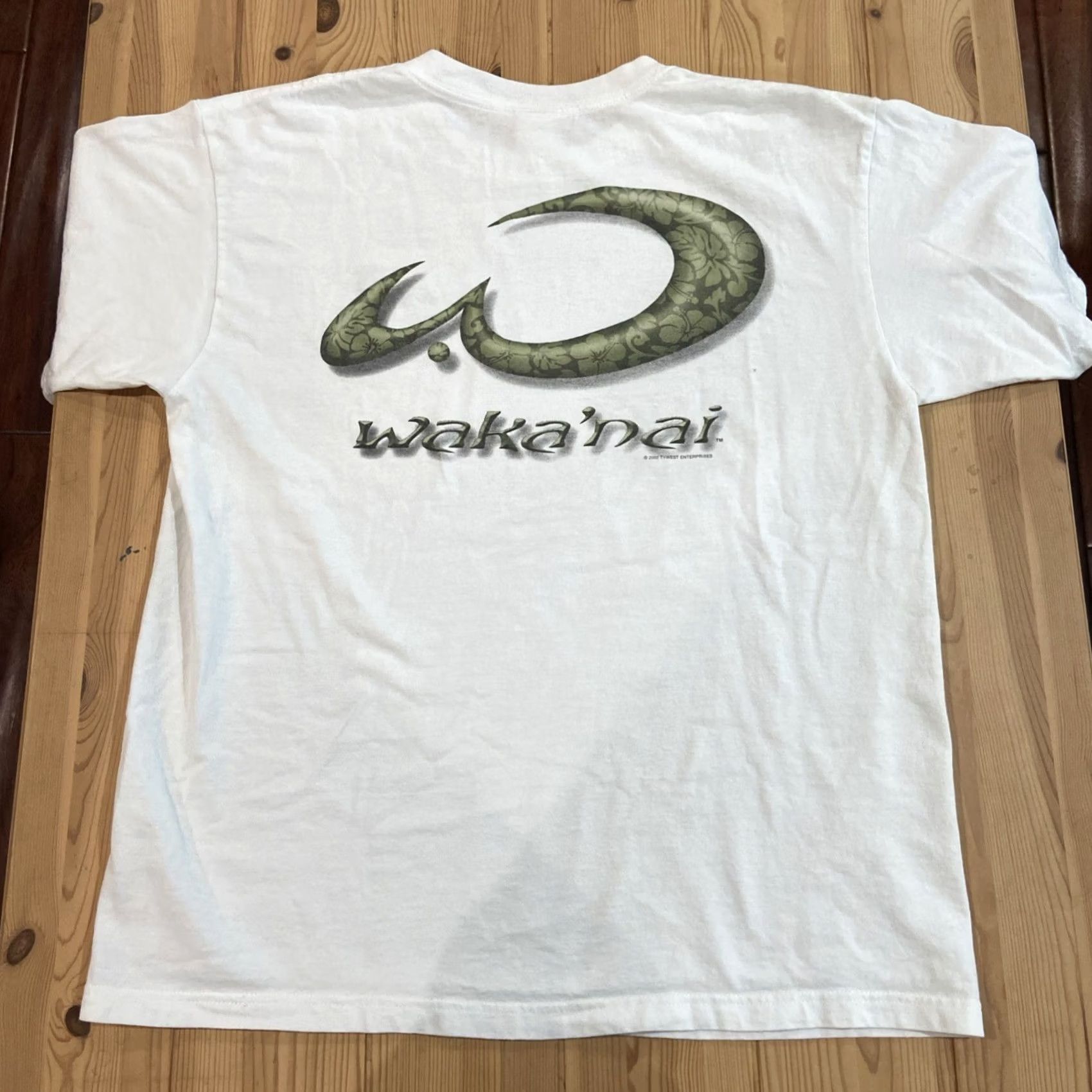 Vintage VINTAGE 2001 Y2K M & M T-Shirt Surfwear Hawaii Shirt White XL Men Regular Short Sleeve Crew Neck 90s 2001 Size US XL / EU 56 / 4 - 6 Thumbnail