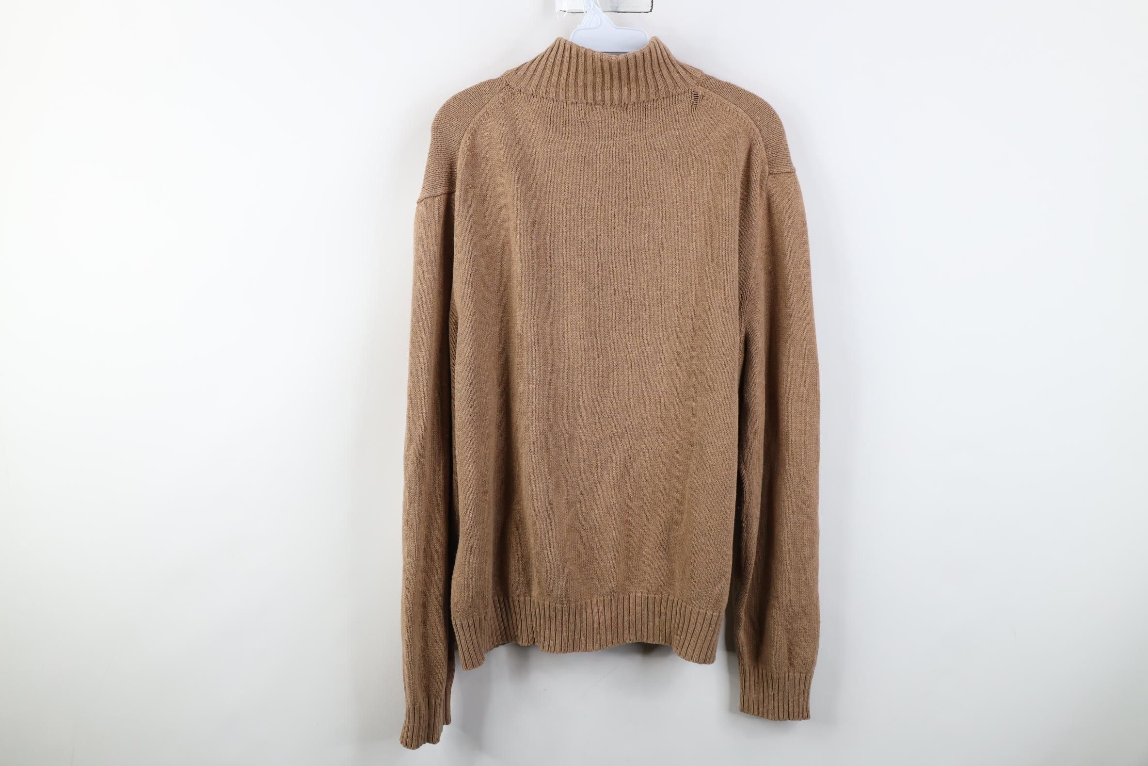 Polo Ralph Lauren Vintage Ralph Lauren Cotton Ribbed Knit 1/4 Zip Sweater Size US L / EU 52-54 / 3 - 11 Thumbnail