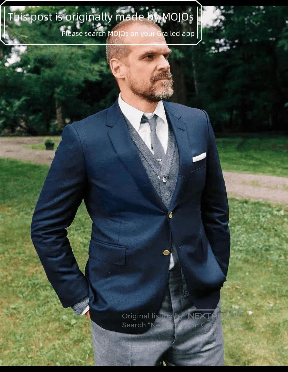 Thom Browne Sz 2 Thom Browne Golden Botton Navy Blazer Jacket. Size US M / EU 48-50 / 2 - 6 Thumbnail