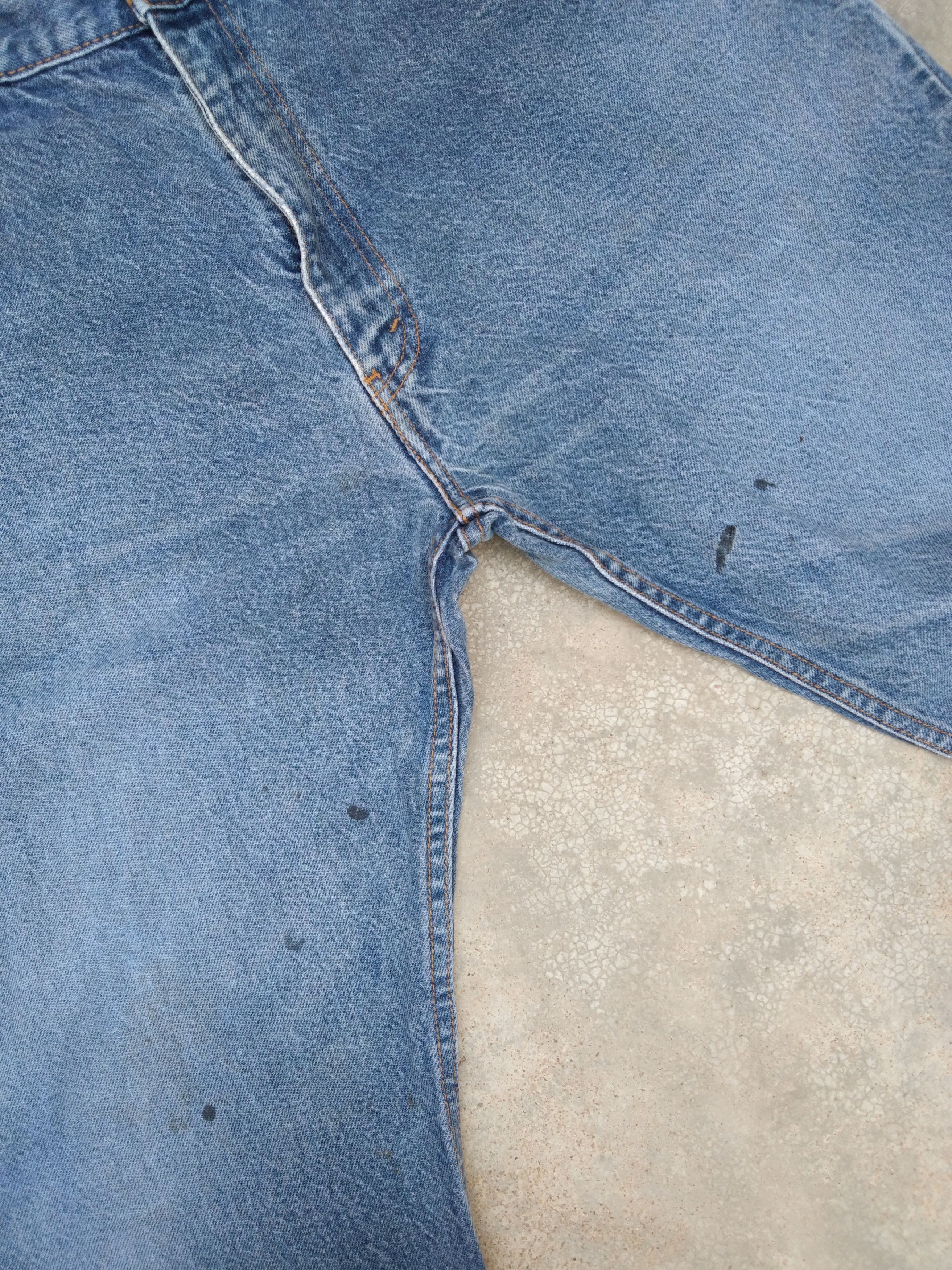 Levi's Vintage Levi's 517 Boot Cut Distressed Jeans 36x31 Size US 36 / EU 52 - 5 Thumbnail