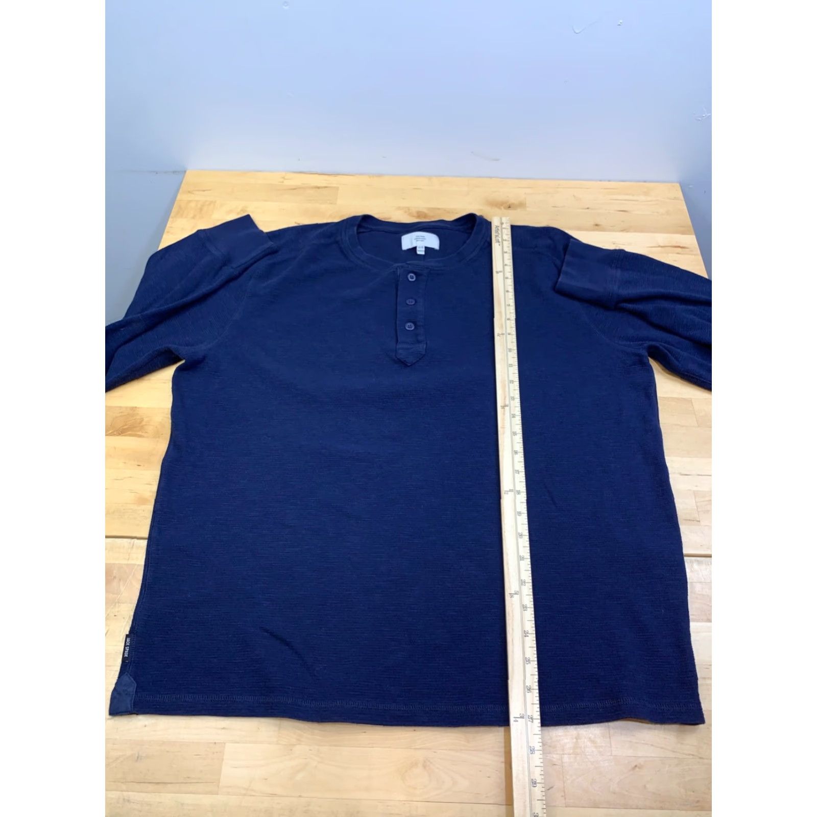 Vintage VINTAGE Jack Spade Henley Shirt Long Sleeve Men XL Blue Casual Pullover 12951 Size US XL / EU 56 / 4 - 3 Thumbnail