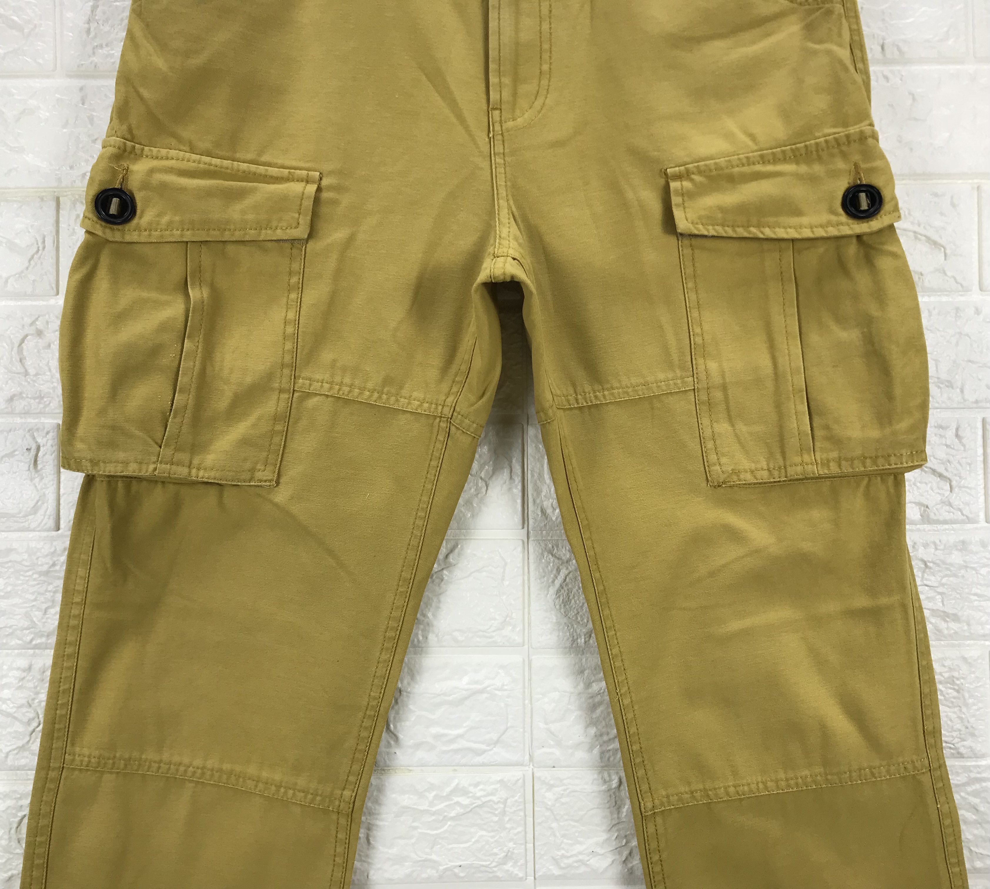 Japanese Brand Vintage Japanese Shaggy Multi Pocket Tactical Cargo Pants Size US 31 - 3 Thumbnail