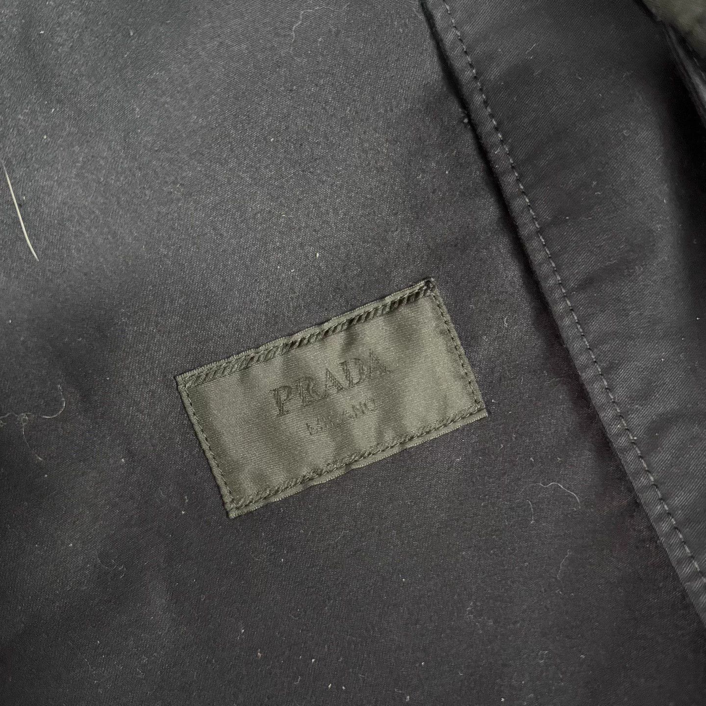 Prada Prada Runway Mud Dye Triangle Single Breasted Work Jacket M Size US M / EU 48-50 / 2 - 7 Thumbnail