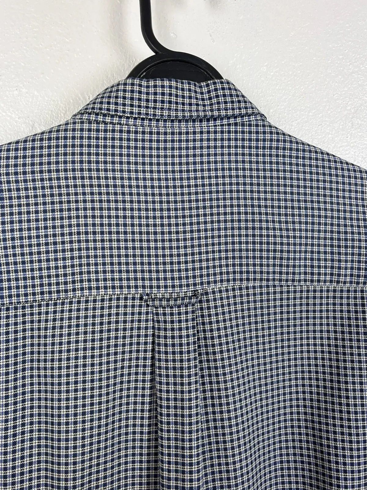 Vintage Vintage Paco Rabanne Paris Checkered Long Sleeve Shirt Size US L / EU 52-54 / 3 - 7 Thumbnail