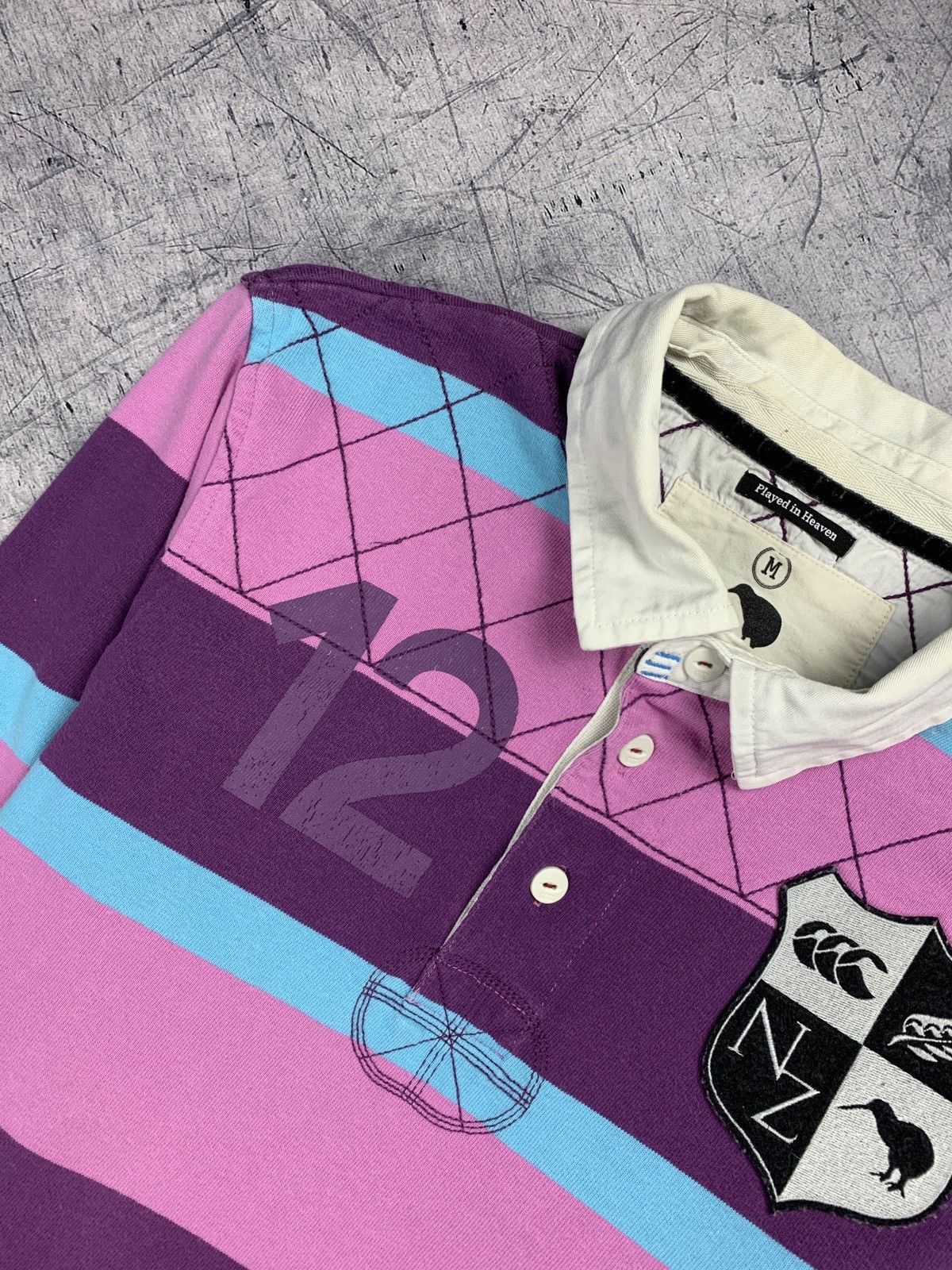 Canterbury of New Zealand Vintage Canterbury of New Zealand Rugby Shirt 90s striped Size US M / EU 48-50 / 2 - 4 Thumbnail