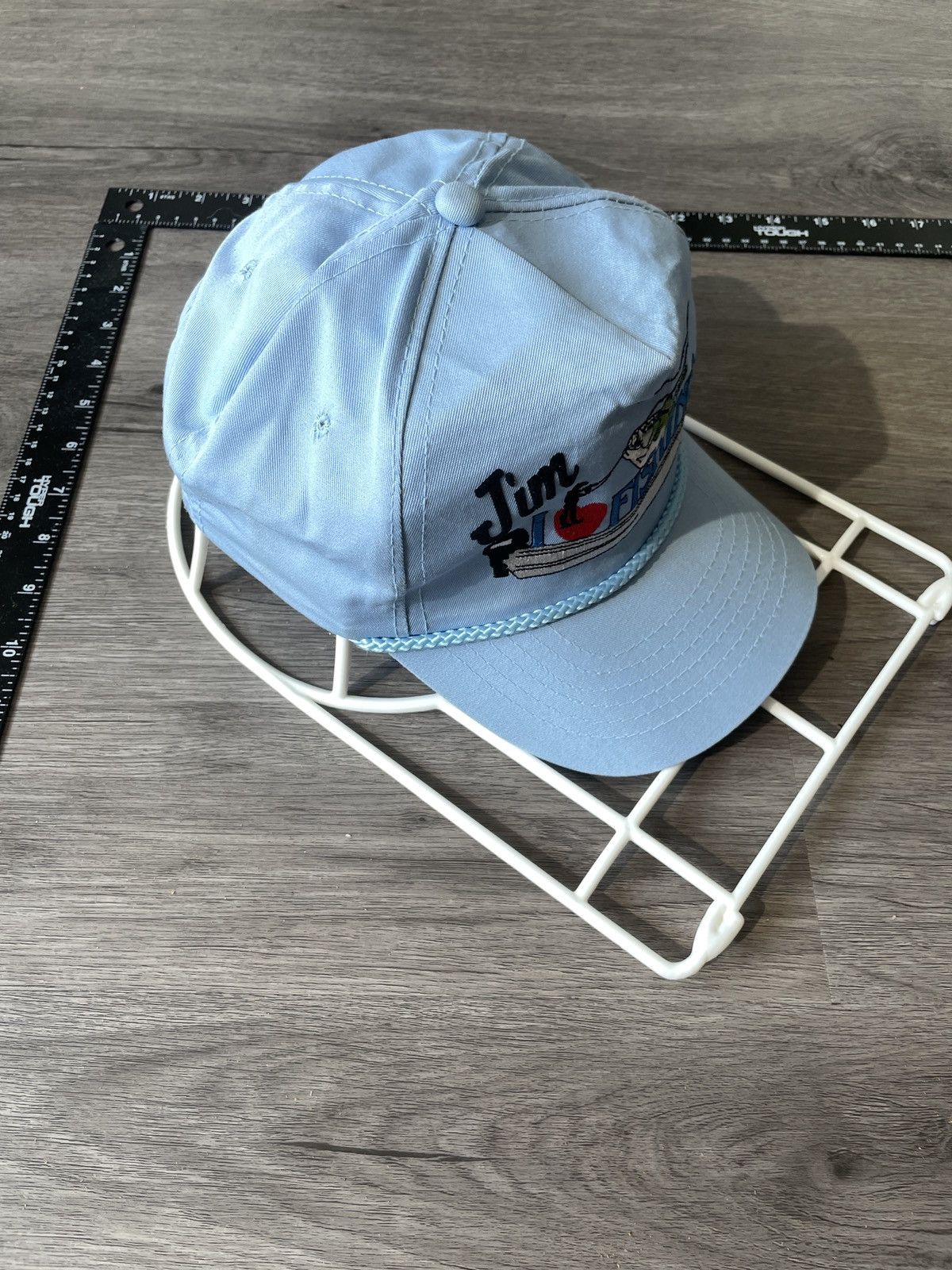 Vintage Vintage “Jim I love Fishing” Snap Back Hat (Sz.OS) Size ONE SIZE - 2 Thumbnail
