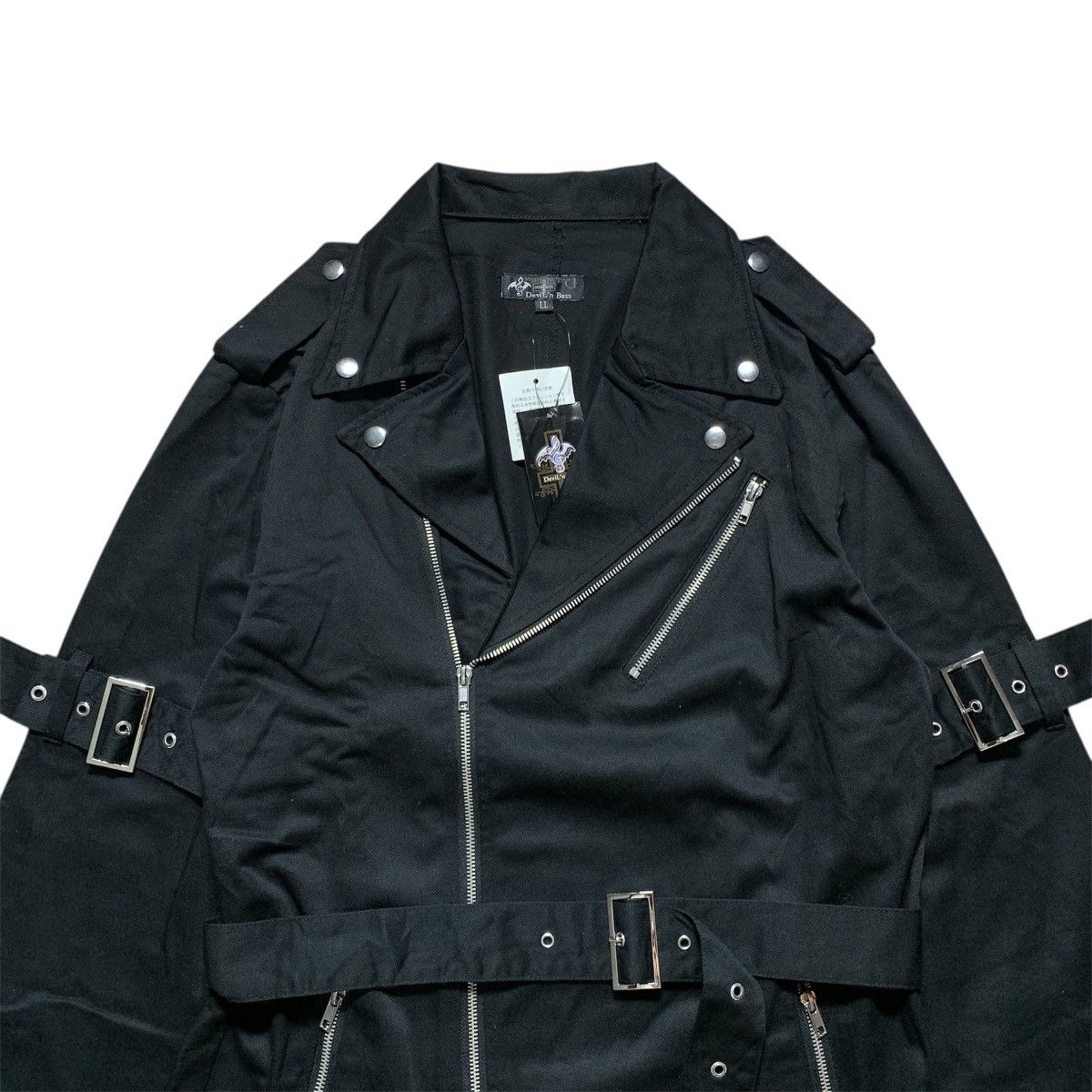 Seditionaries Devil n Bass Vkei Gothic Seditionaries Belted Jacket Size US L / EU 52-54 / 3 - 6 Thumbnail