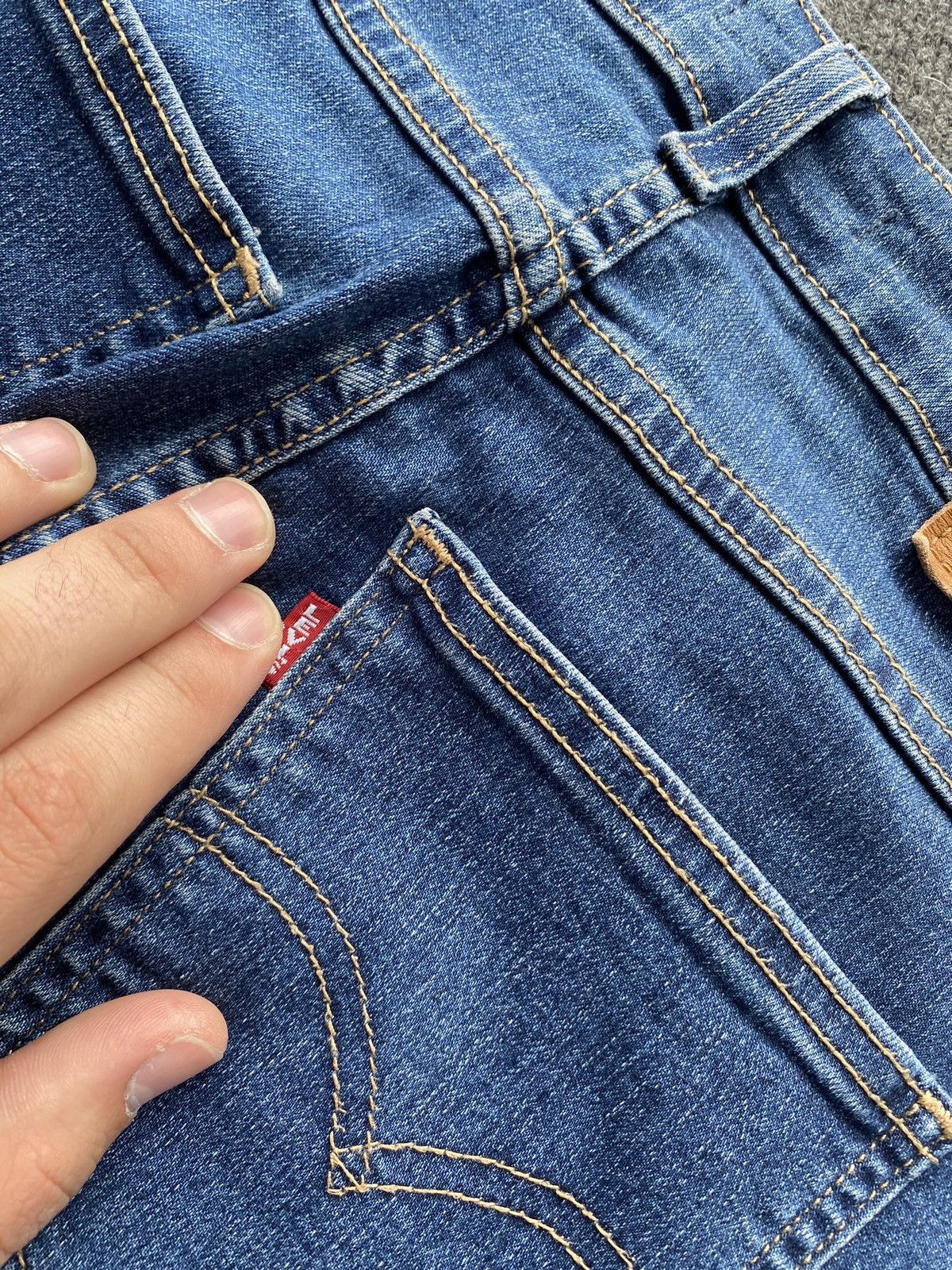 Levi's 🔥Levis 726 Flare Womens blue jeans 28 sz goth emo alt Size 28" / US 6 / IT 42 - 13 Thumbnail