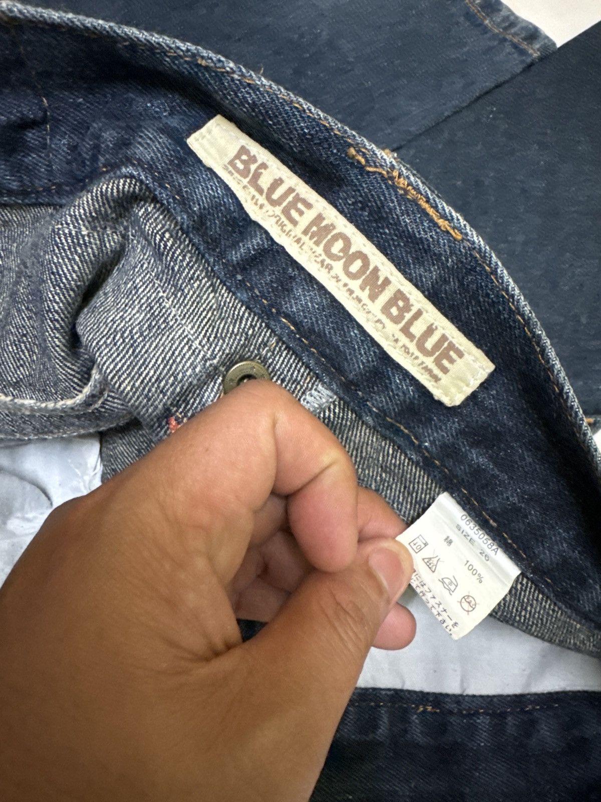 Japanese Brand Vtg BLUE MOON BLUE Surf Style Patches Denim Pant Size US 30 / EU 46 - 13 Thumbnail