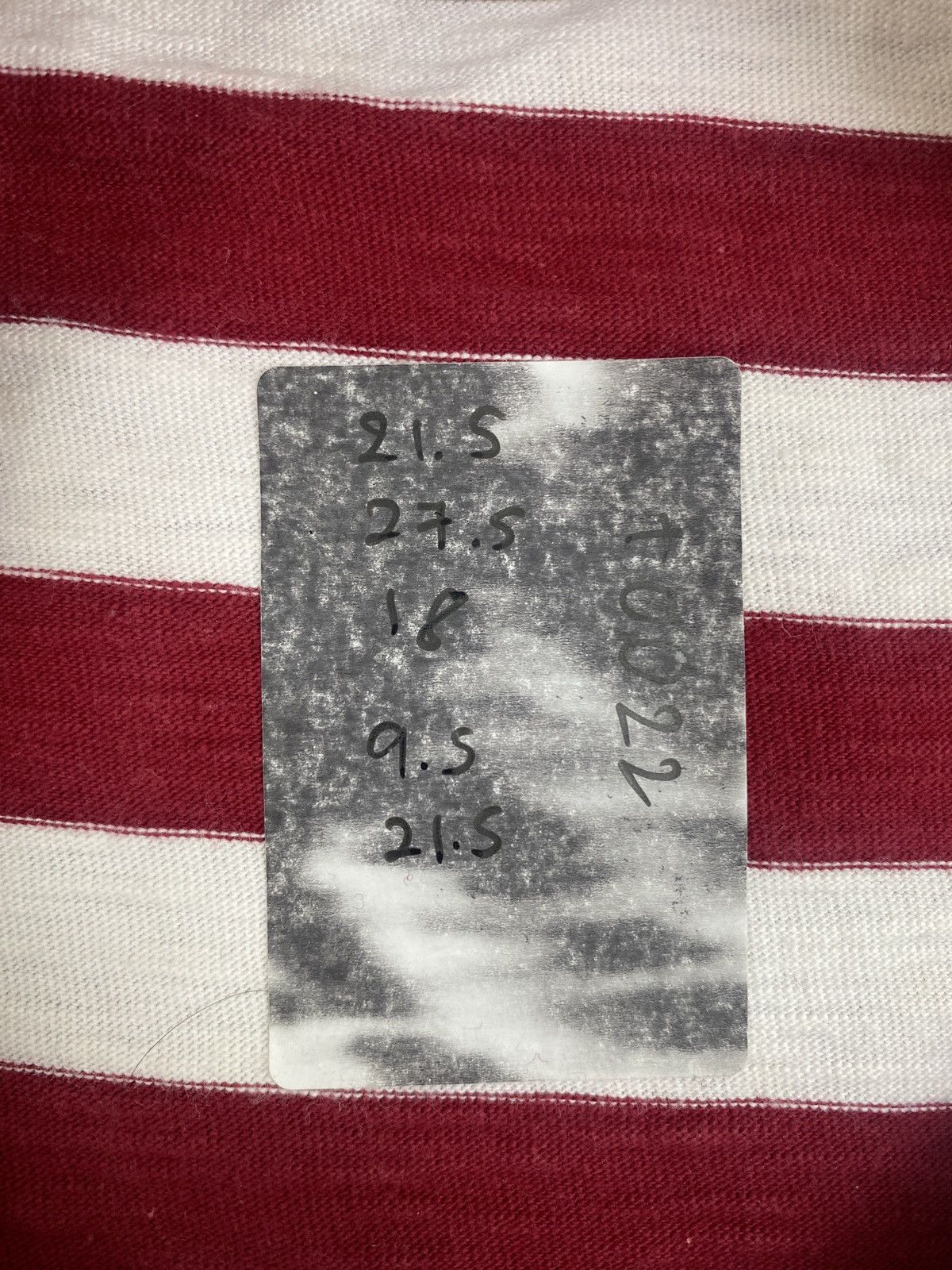 Guess Vintage Guess Center Logo Striped Tee Y2K T0022 Size US S / EU 44-46 / 1 - 16 Thumbnail