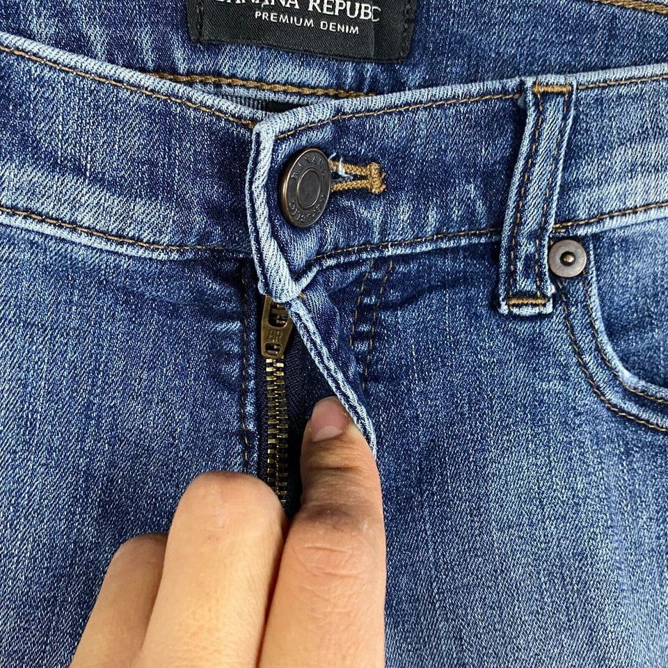 Banana Republic Banana Republic Mom Shorts Women's Size 2 Denim Stretch Size 26" / US 2 / IT 38 - 2 Thumbnail